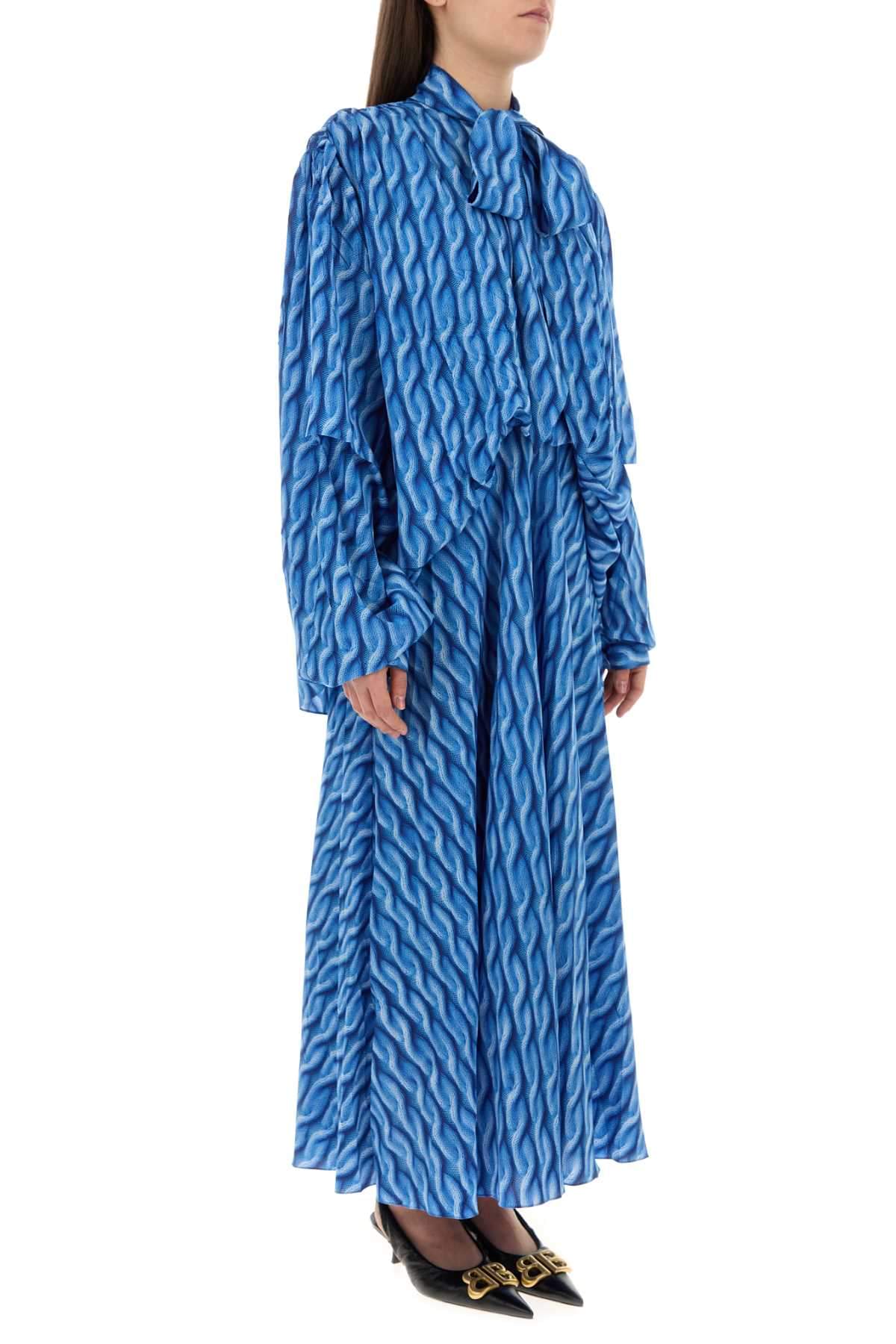 Balenciaga Women Printed Polyester Dress DestGlow