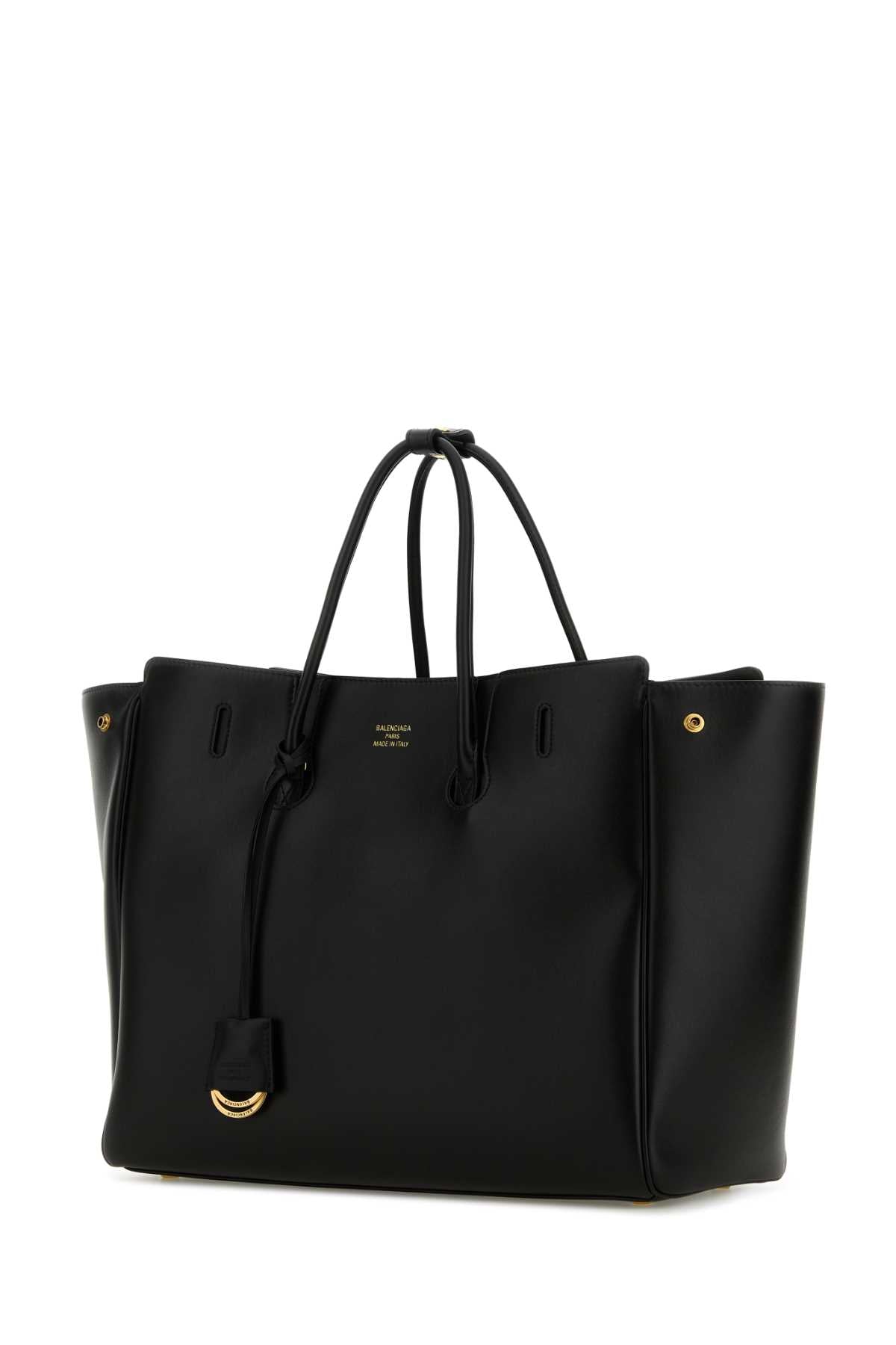Balenciaga Women Black Leather Carry All Hampton Shopping Bag DestGlow