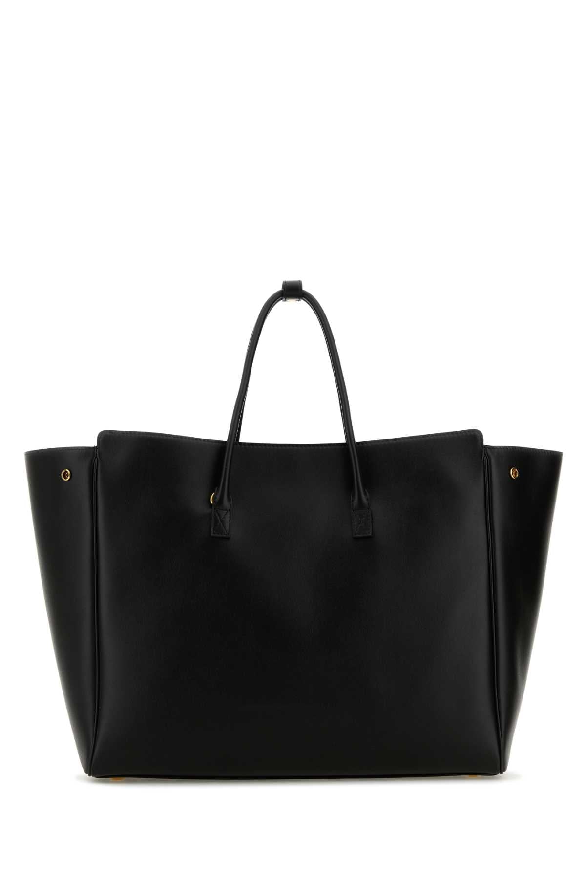 Balenciaga Women Black Leather Carry All Hampton Shopping Bag DestGlow