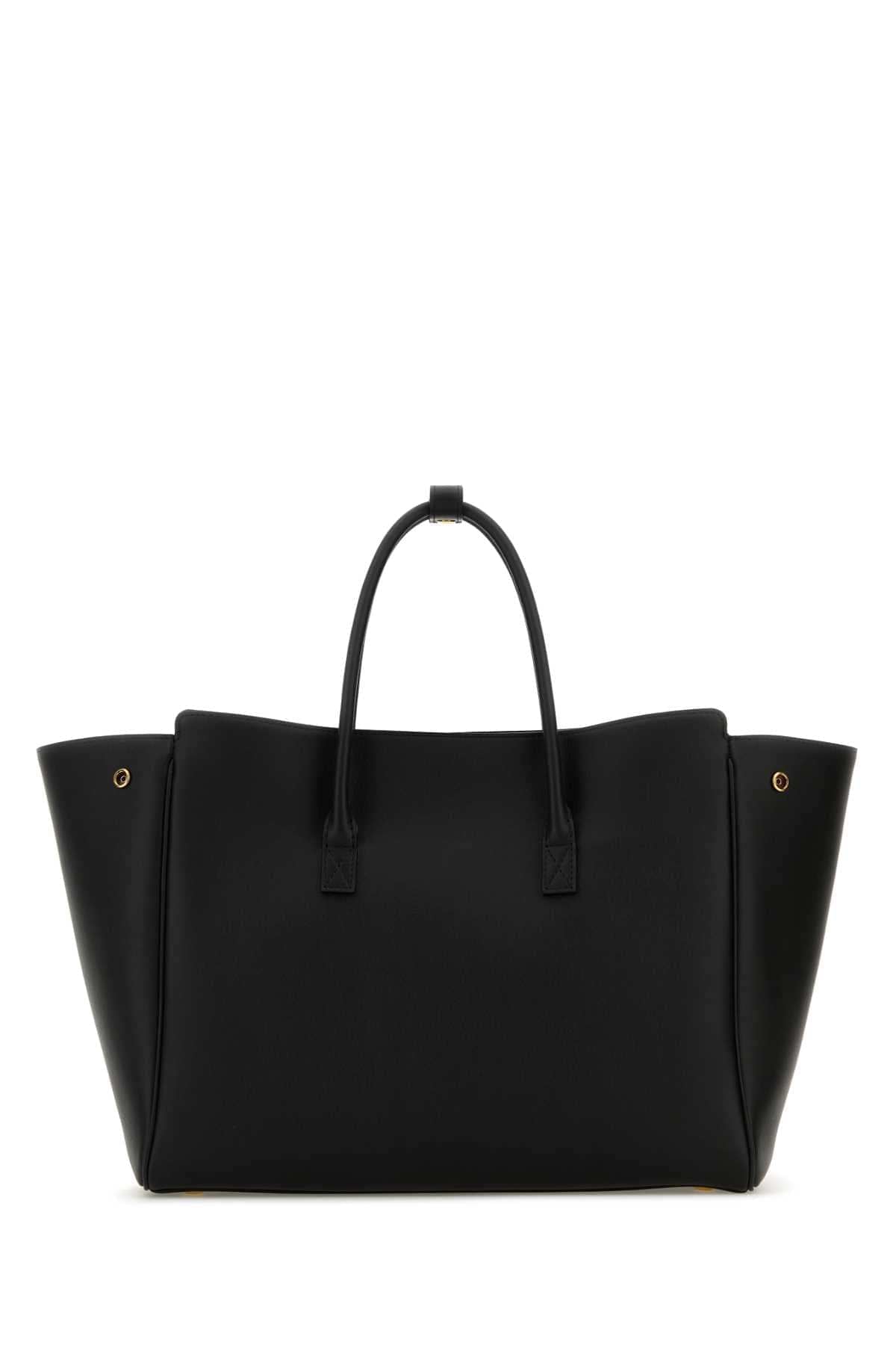 Balenciaga Women Black Leather Small Carry All Hempton Handbag DestGlow