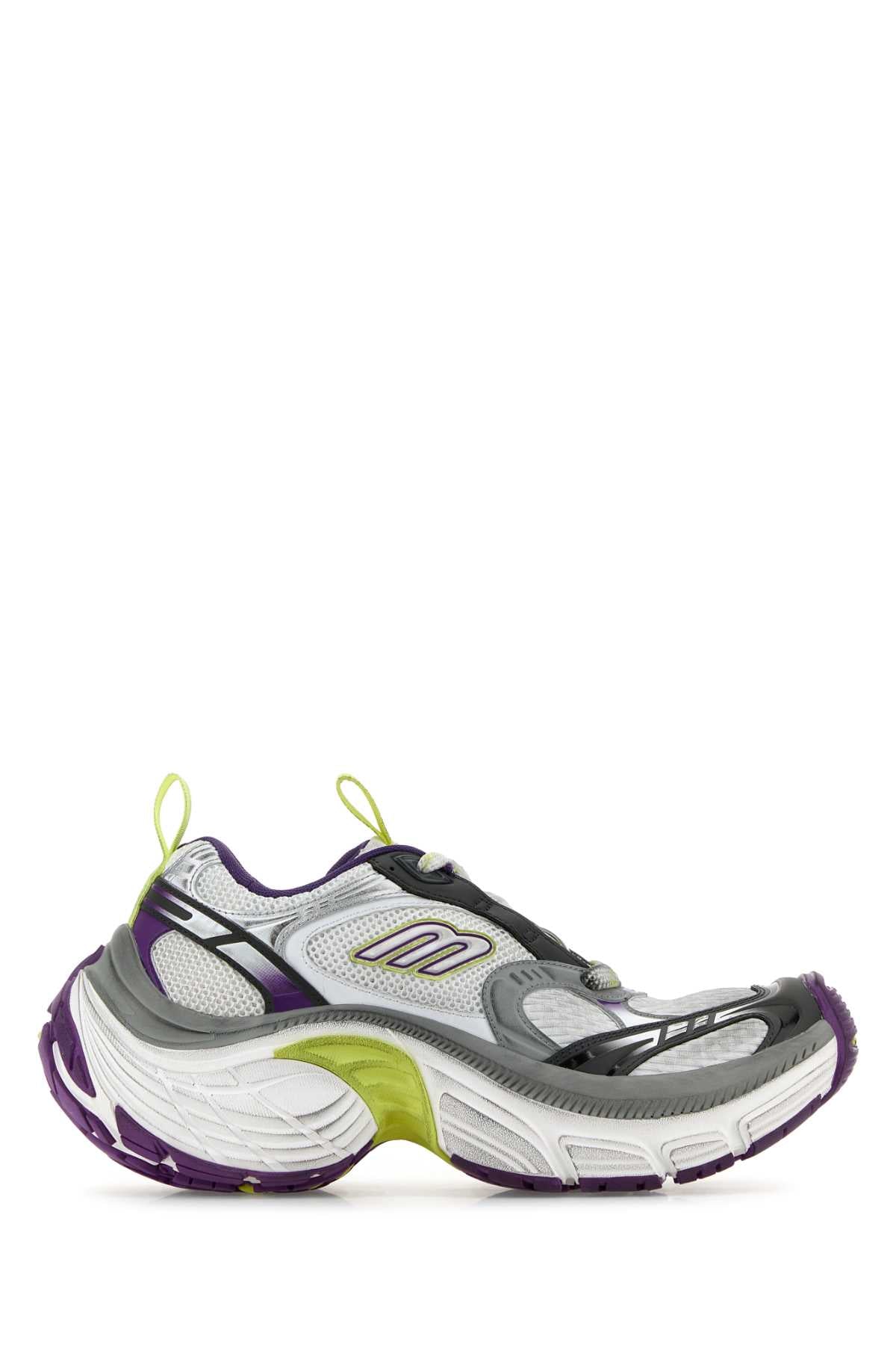 Balenciaga Women Multicolor Mesh And Rubber 6Xl Sneakers by Luosophy