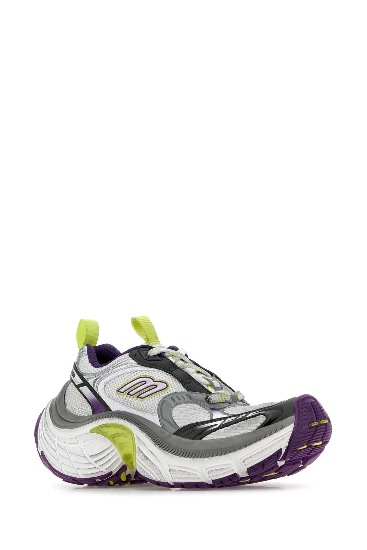 Balenciaga Women Multicolor Mesh And Rubber 6Xl Sneakers by Luosophy