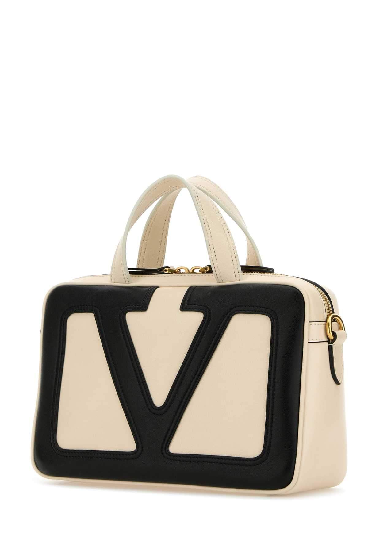Valentino Garavani Women Ivory Leather Viva Superstar Handbag DestGlow