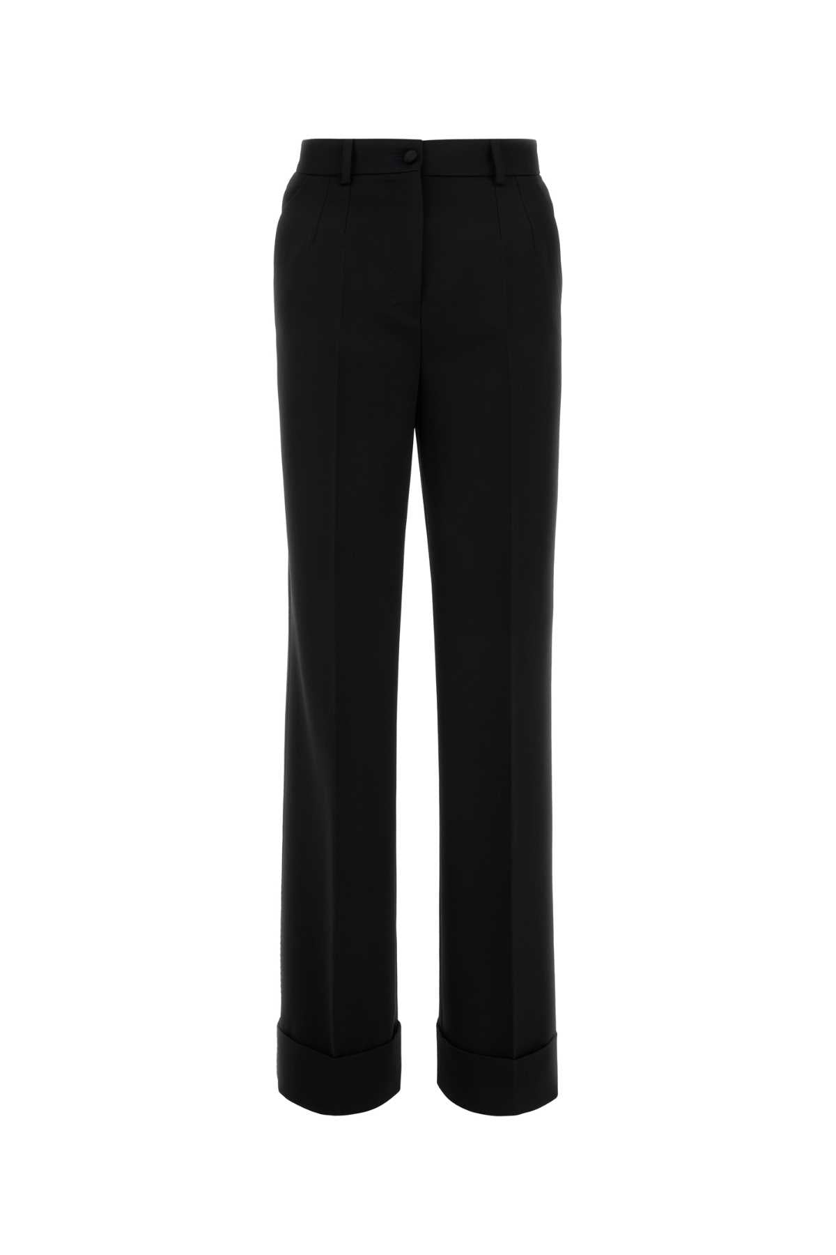 Dolce & Gabbana Women Black Wool Pant DestGlow