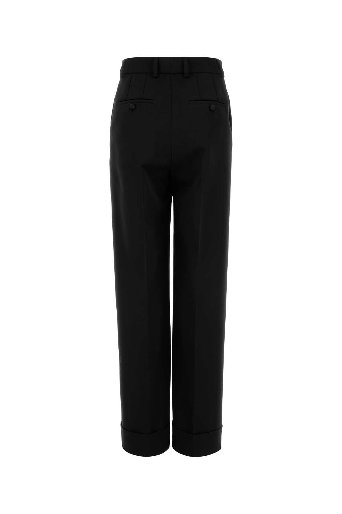Dolce & Gabbana Women Black Wool Pant DestGlow