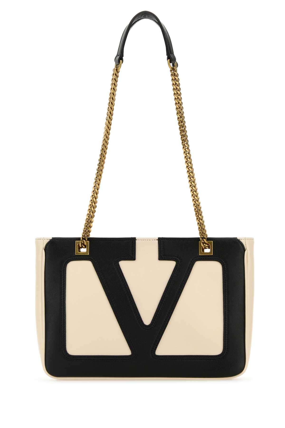 Valentino Garavani Men Ivory Nappa Leather Small Viva Superstar Shoulder Bag DestGlow