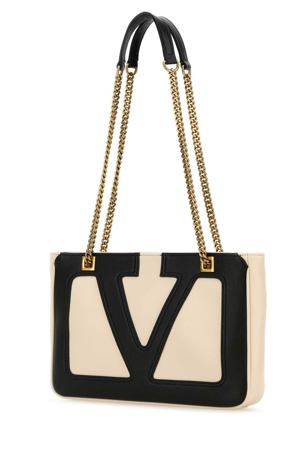 Valentino Garavani Men Ivory Nappa Leather Small Viva Superstar Shoulder Bag DestGlow