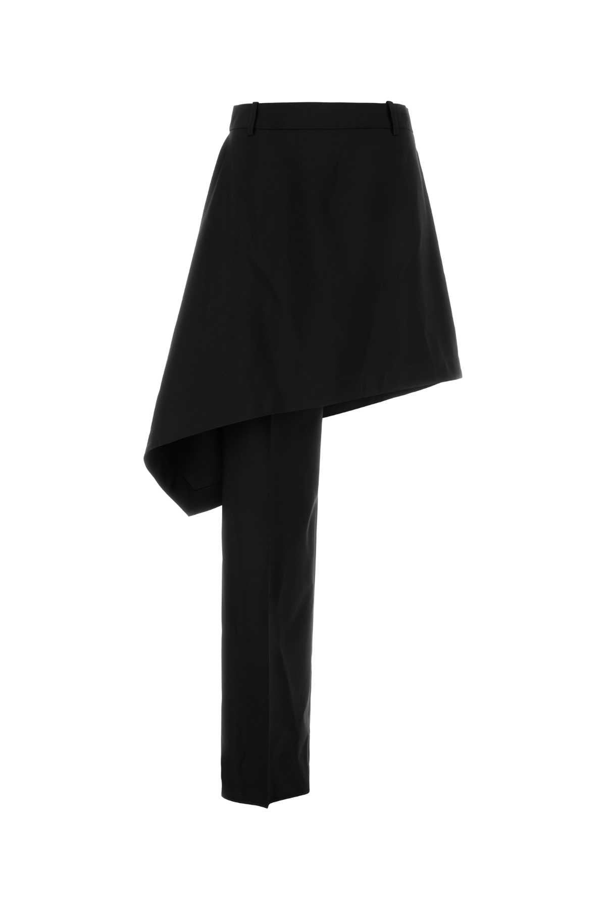 Bottega Veneta Women Black Wool Pant-Skirt DestGlow