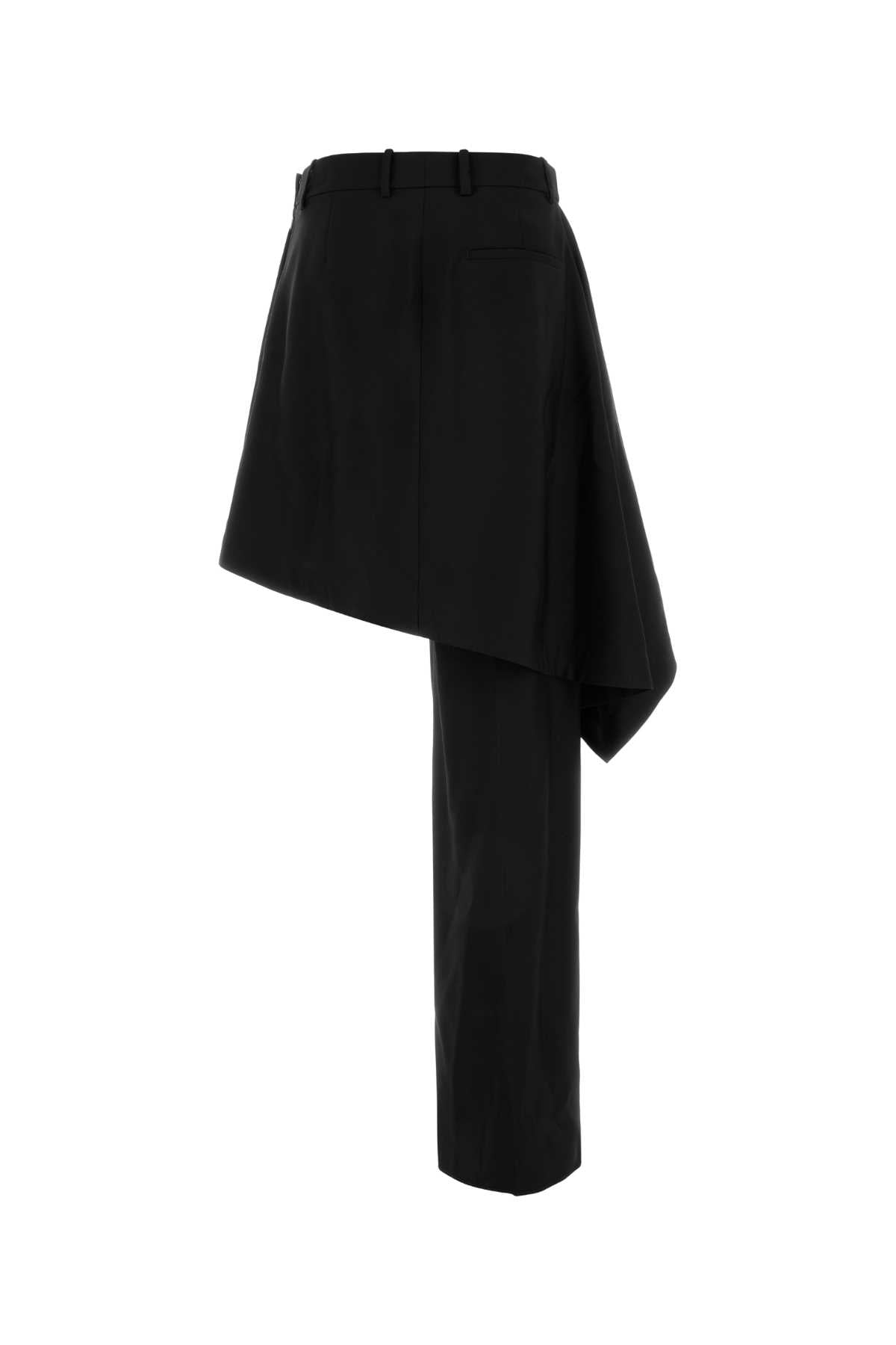 Bottega Veneta Women Black Wool Pant-Skirt DestGlow