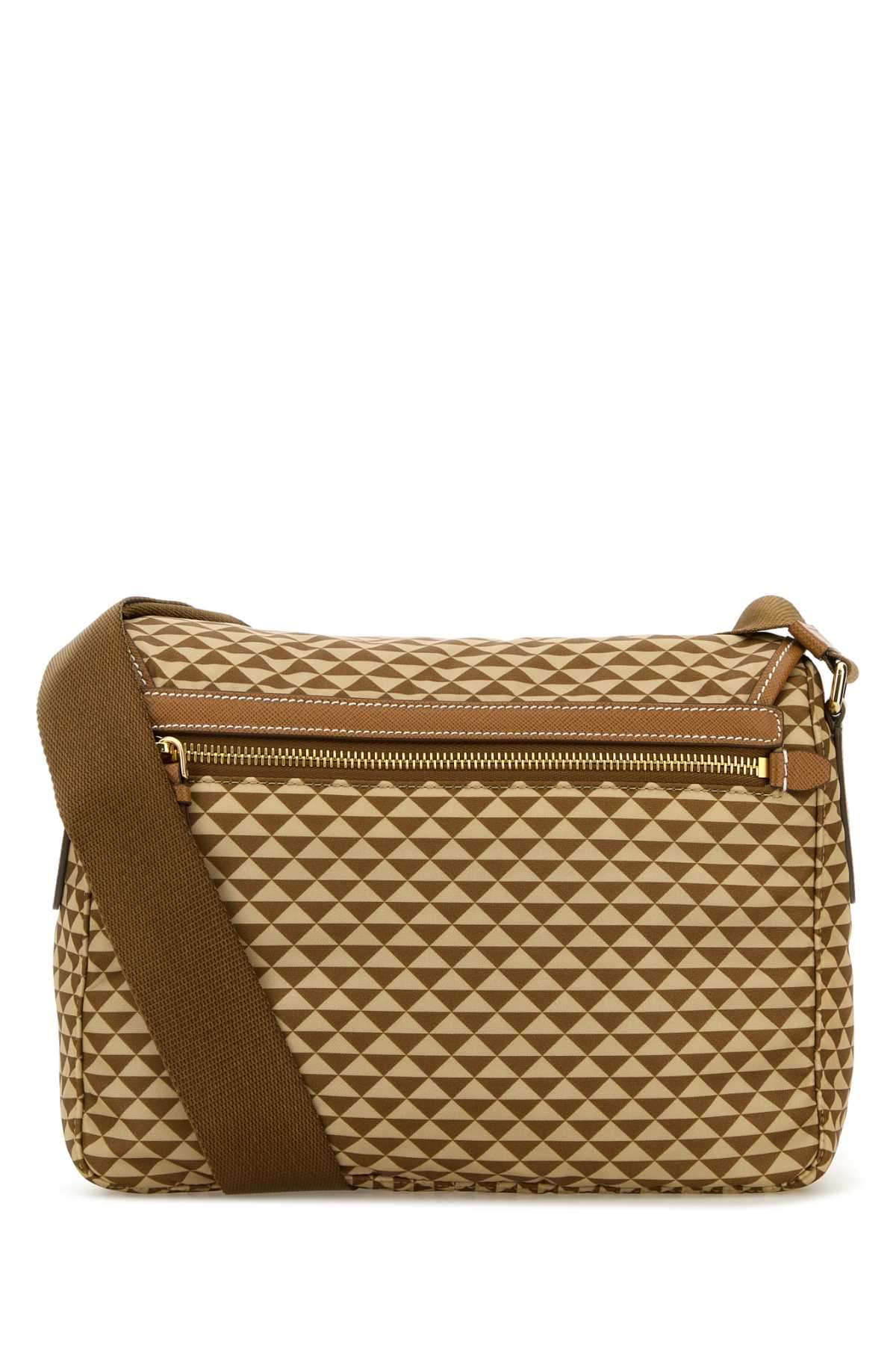 Prada Women Printed Re-Nylon Crossbody Bag DestGlow