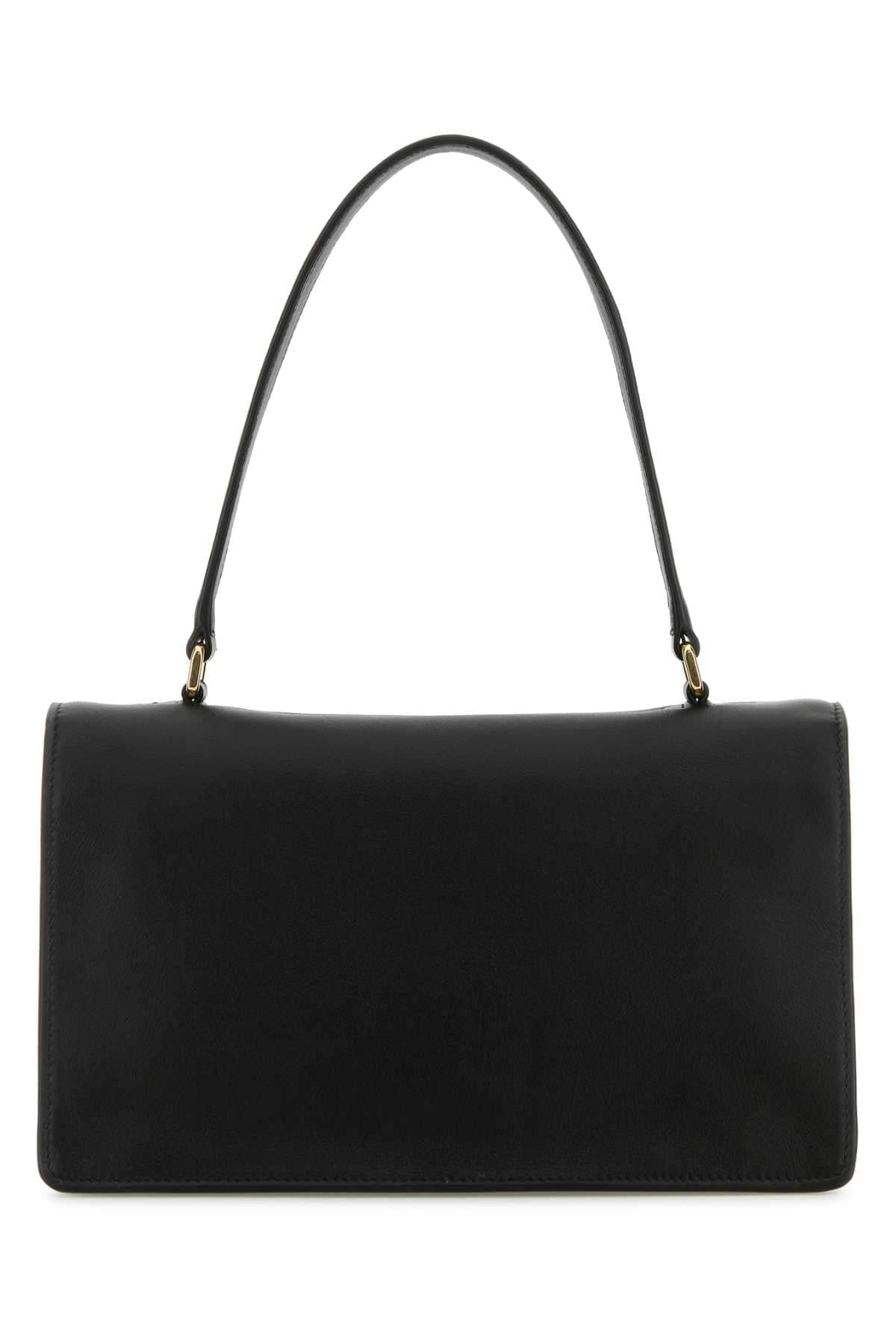 Prada Black Leather Shoulder Handbag for Women DestGlow