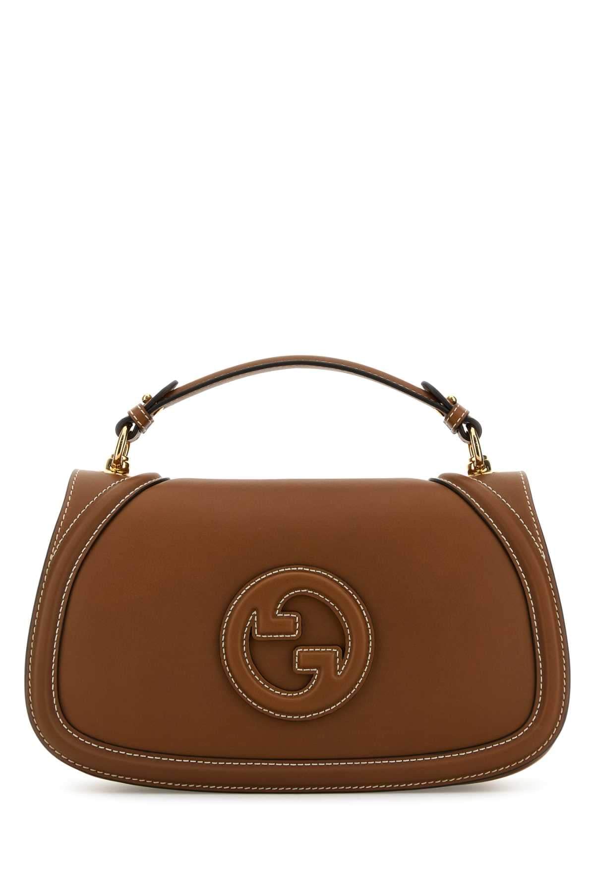 Gucci Women Caramel Leather Gucci Blondie Handbag DestGlow