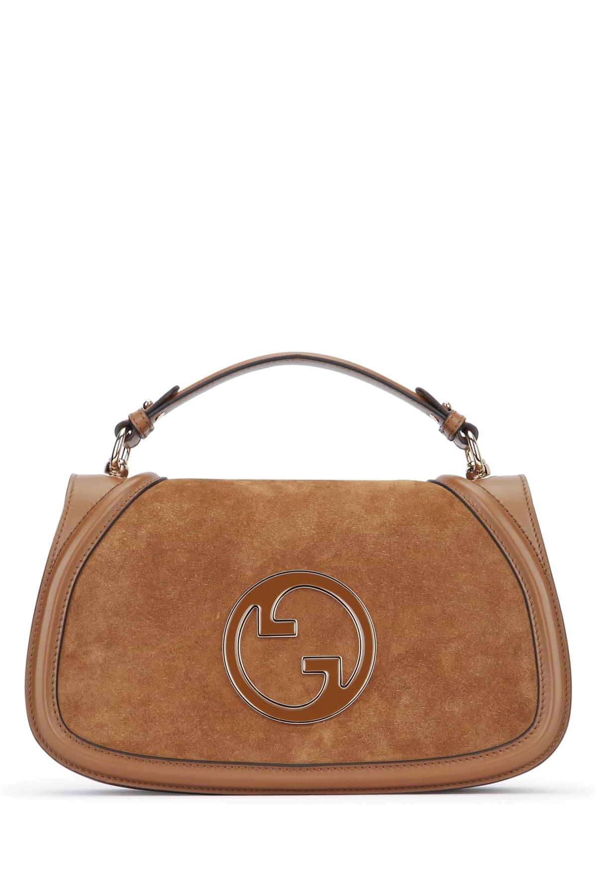 Gucci Women Handbag G.Blondie Suede Dafne/ DestGlow