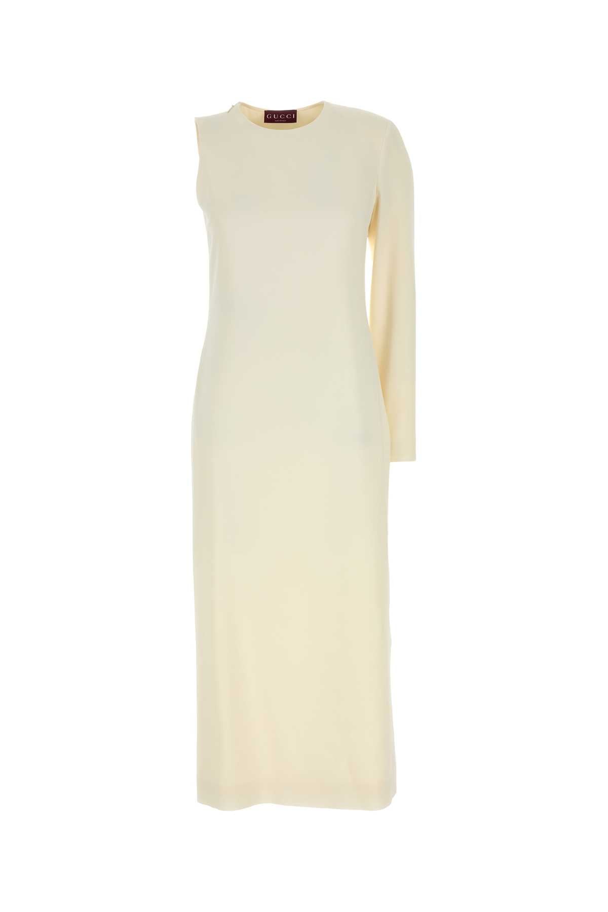 Gucci Women Ivory Sable One-Shoulder Dress by Luosophy
