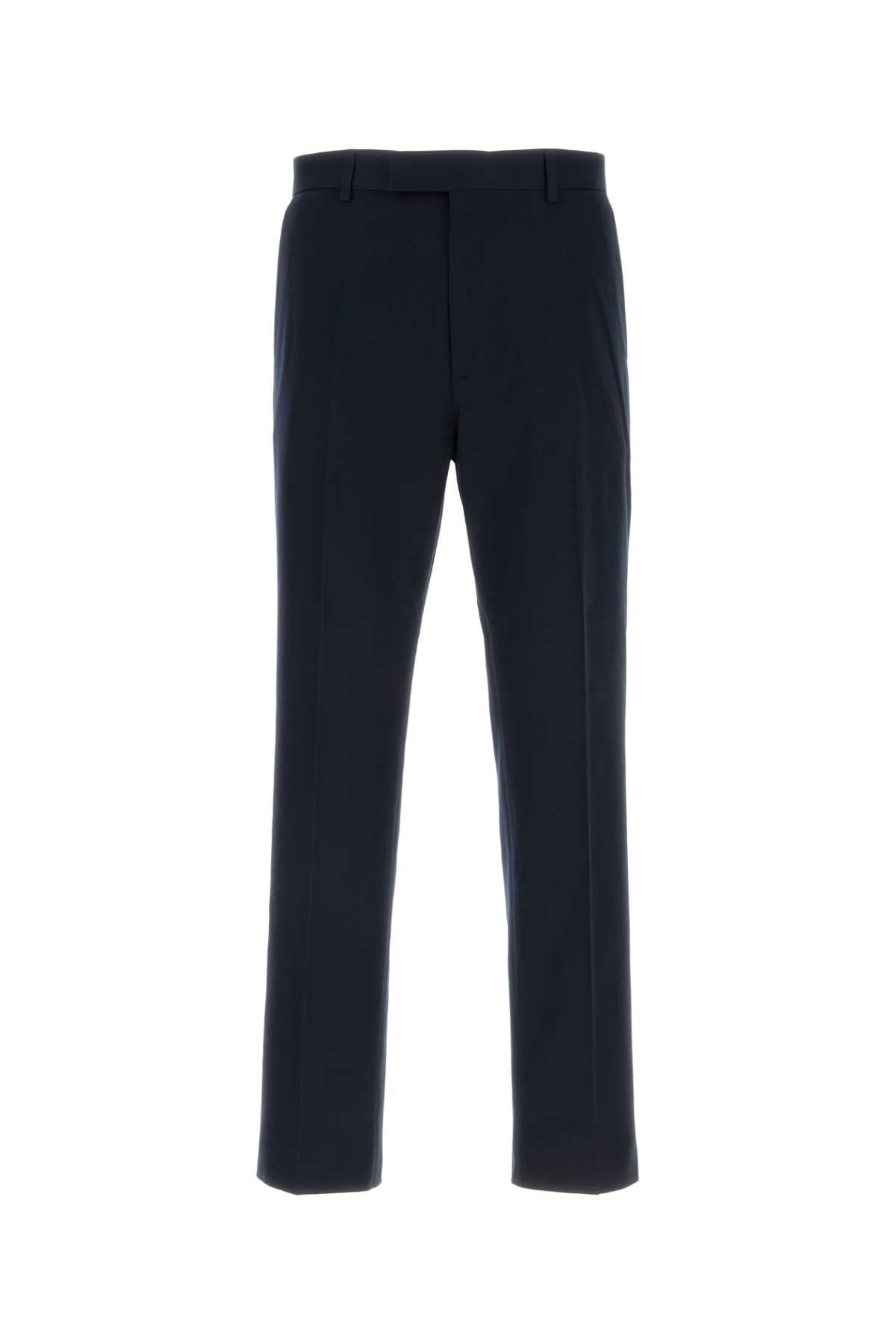 Gucci Men Navy Blue Gabardine Pant DestGlow