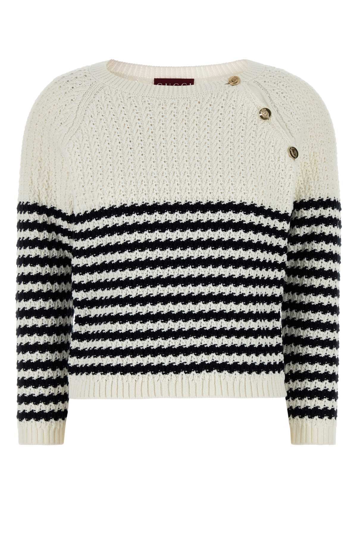 Gucci Women Embroidered Cotton Sweater DestGlow