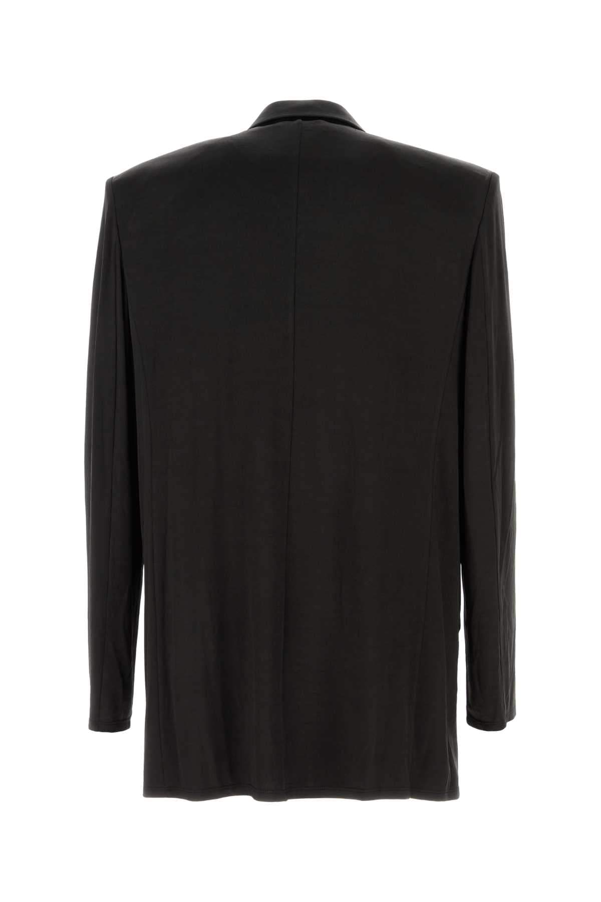 Diesel Men Black Stretch Acetate J-Pekka Blazer DestGlow