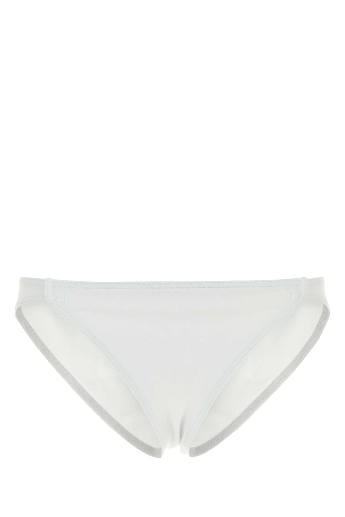 Eres Women White Stretch Nylon Bikini Bottom DestGlow