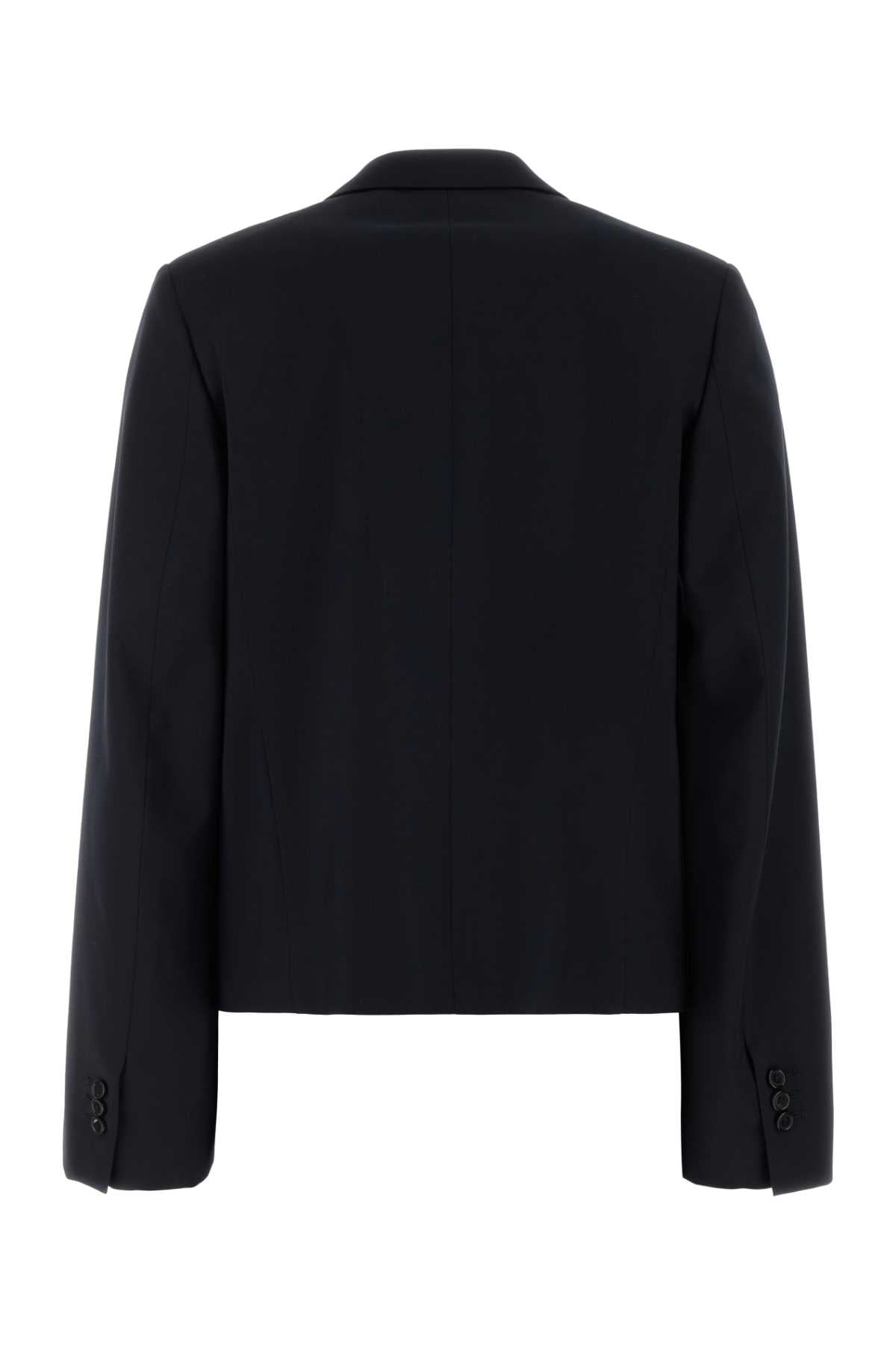 Loewe Women Midnight Blue Wool Blazer by Luosophy