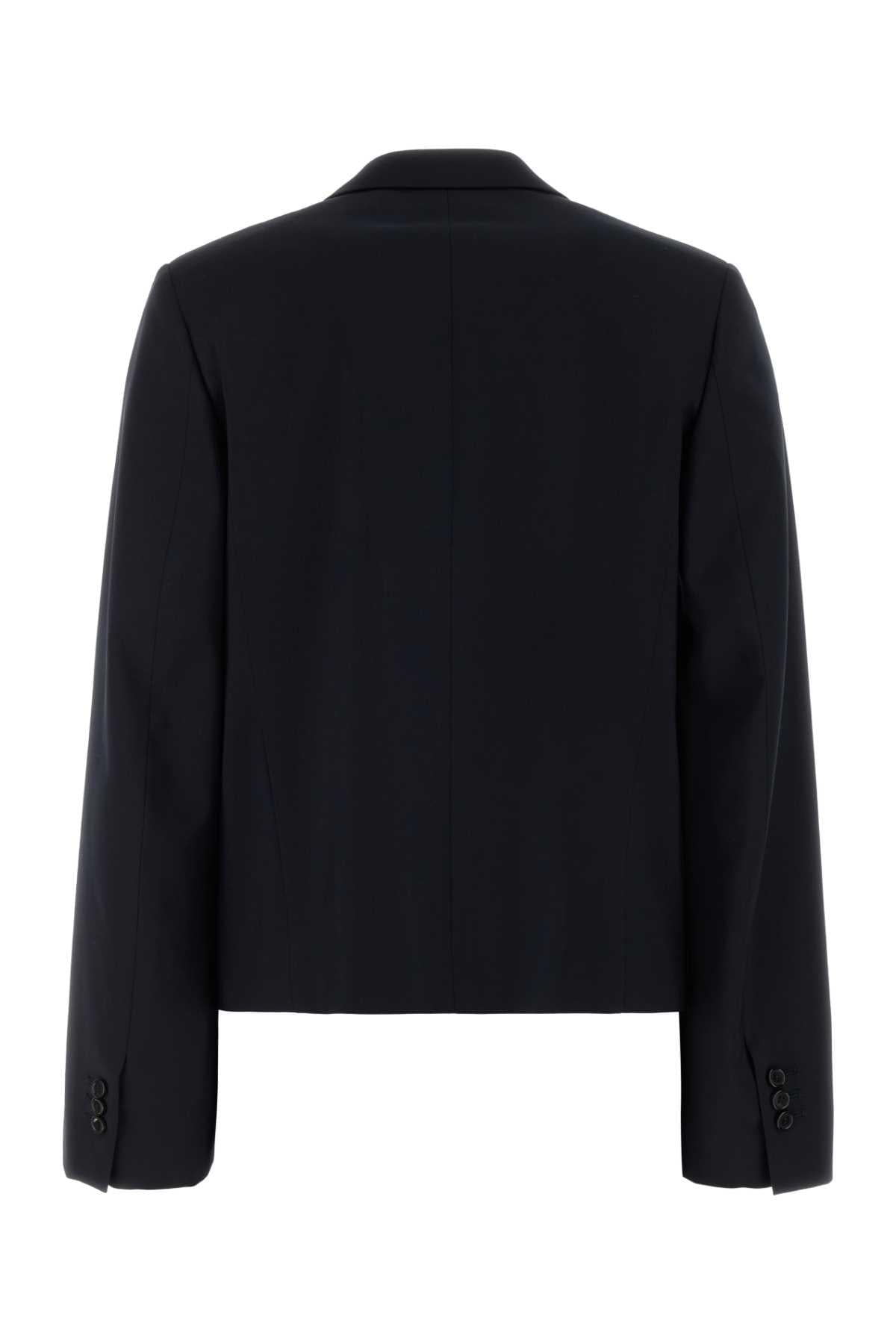 Loewe Women Midnight Blue Wool Blazer DestGlow