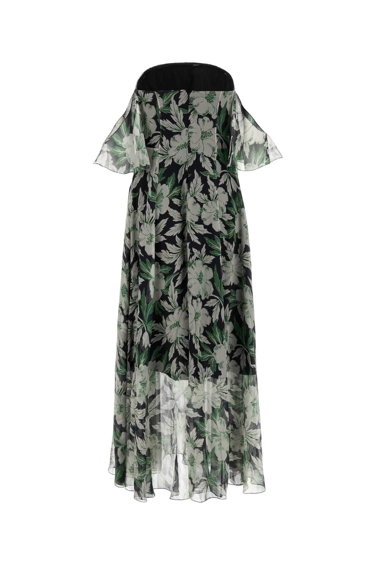 Loewe Women Printed Silk Dress DestGlow