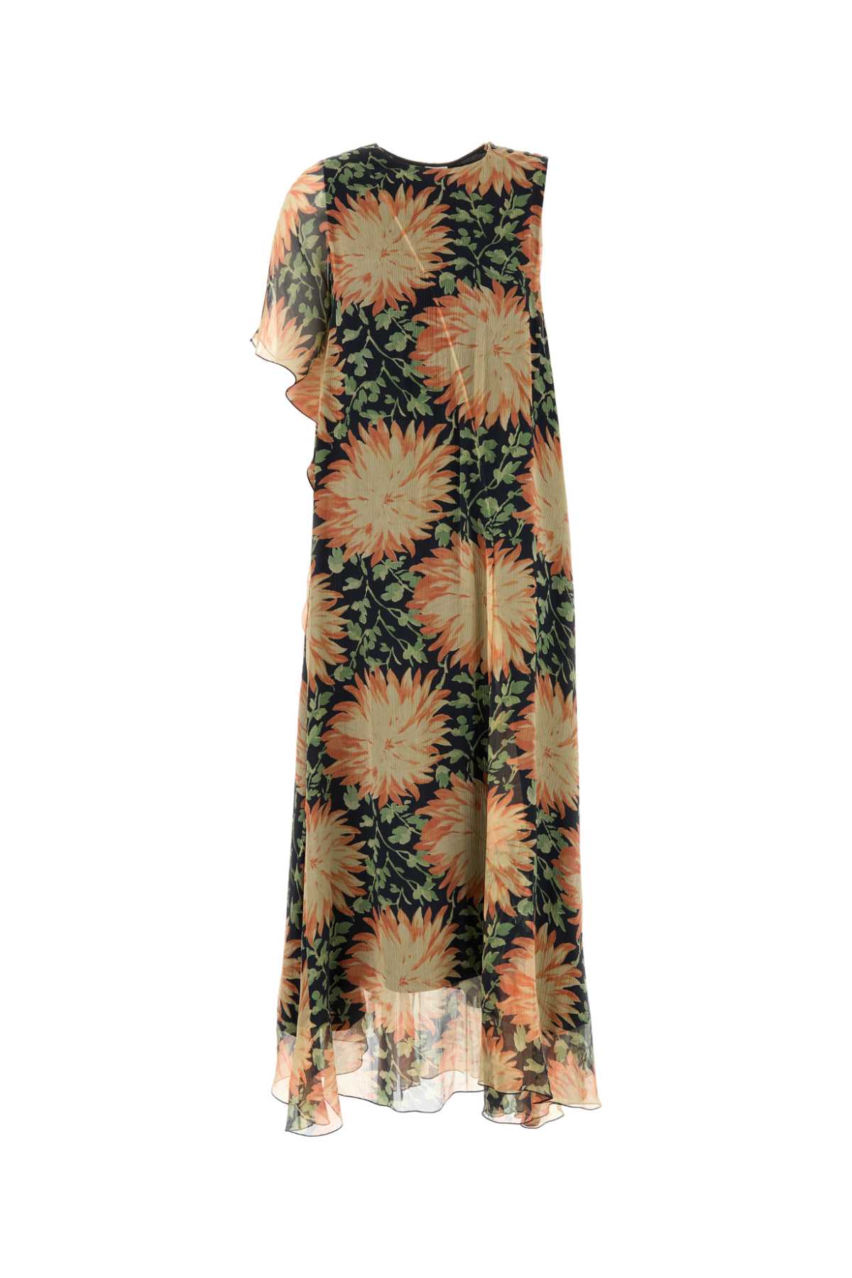 Loewe Women Printed Silk Dress DestGlow
