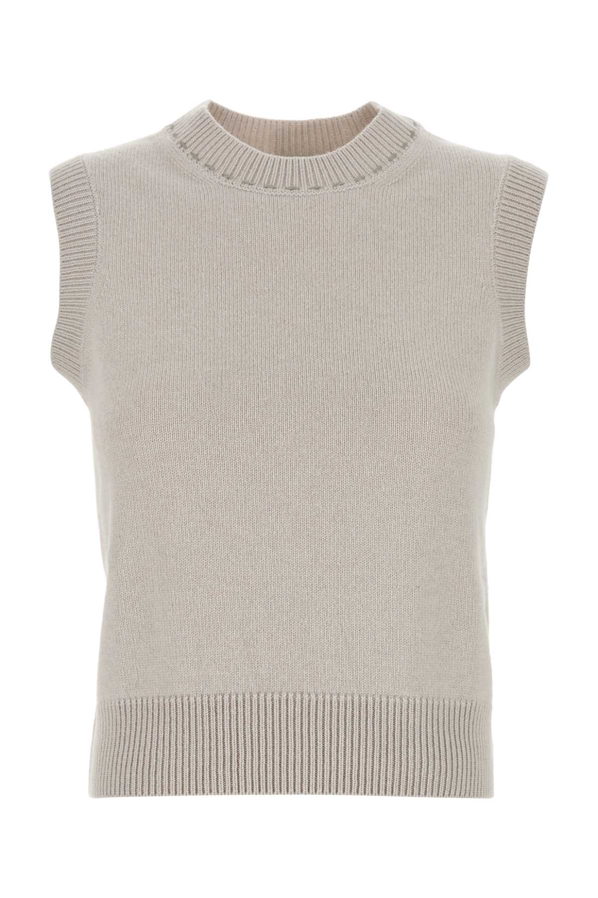 Fendi Women Cappuccino Cashmere Vest DestGlow