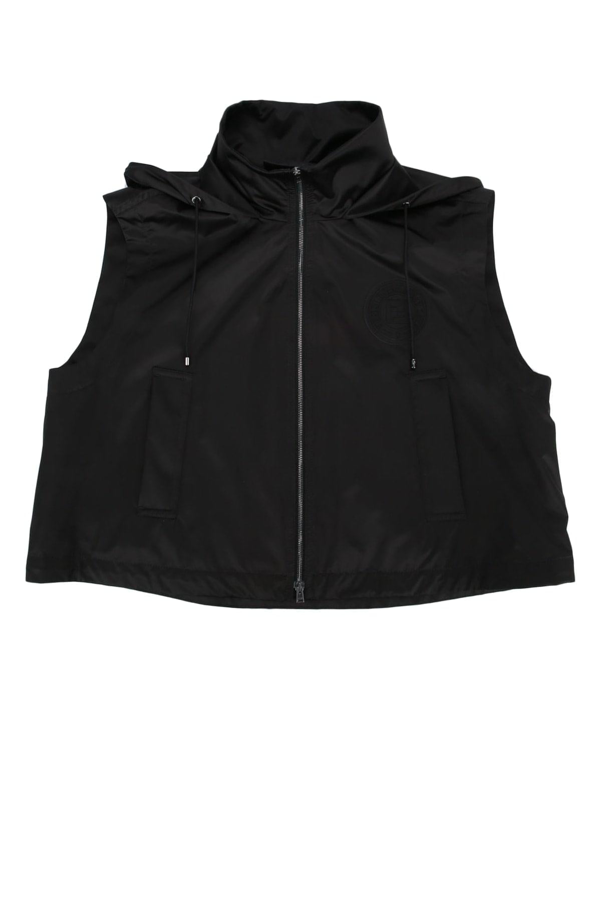 Fendi Women Leisure Hooded Vest Logo DestGlow