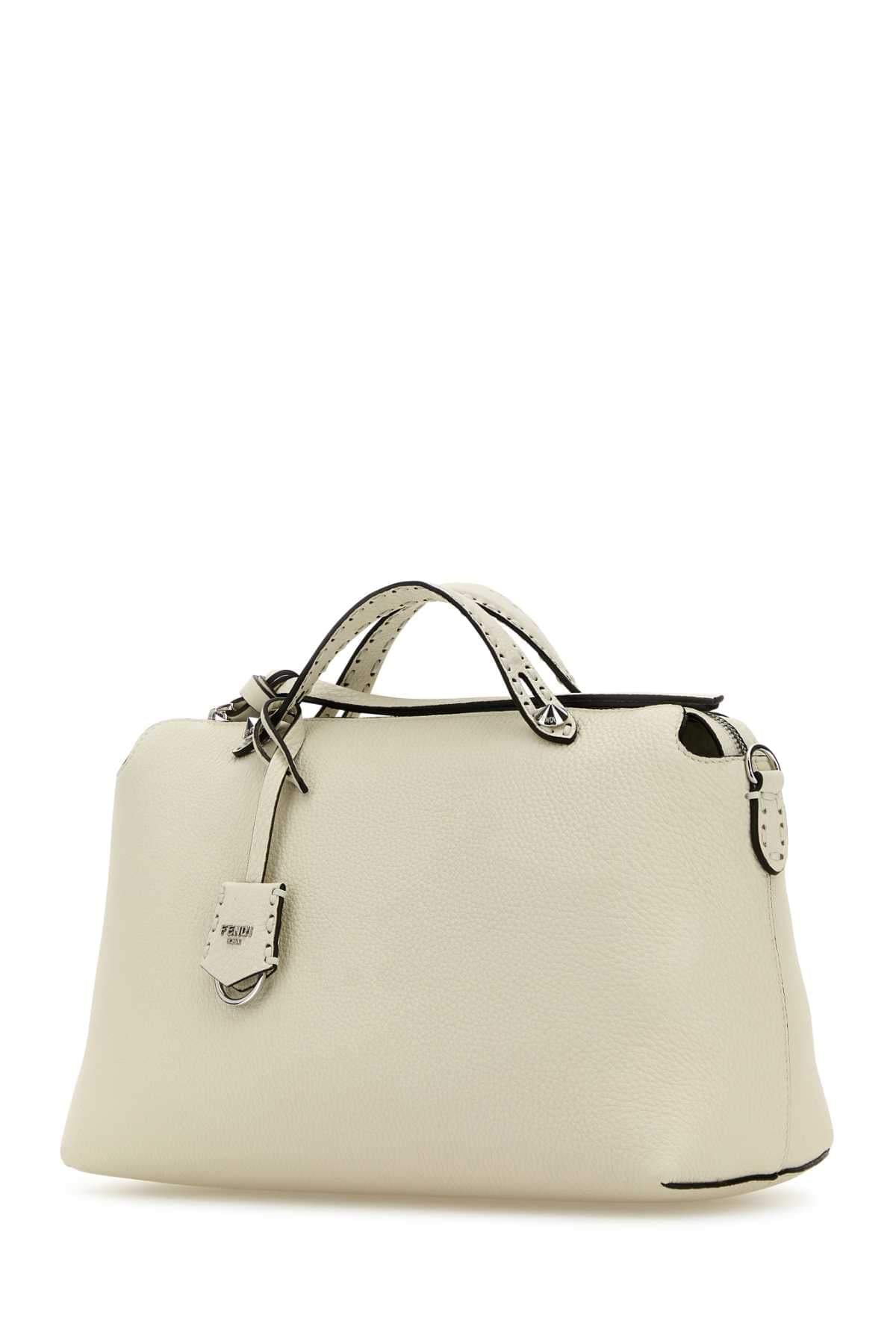 Fendi Women Ivory Leather Large By The Way Handbag DestGlow