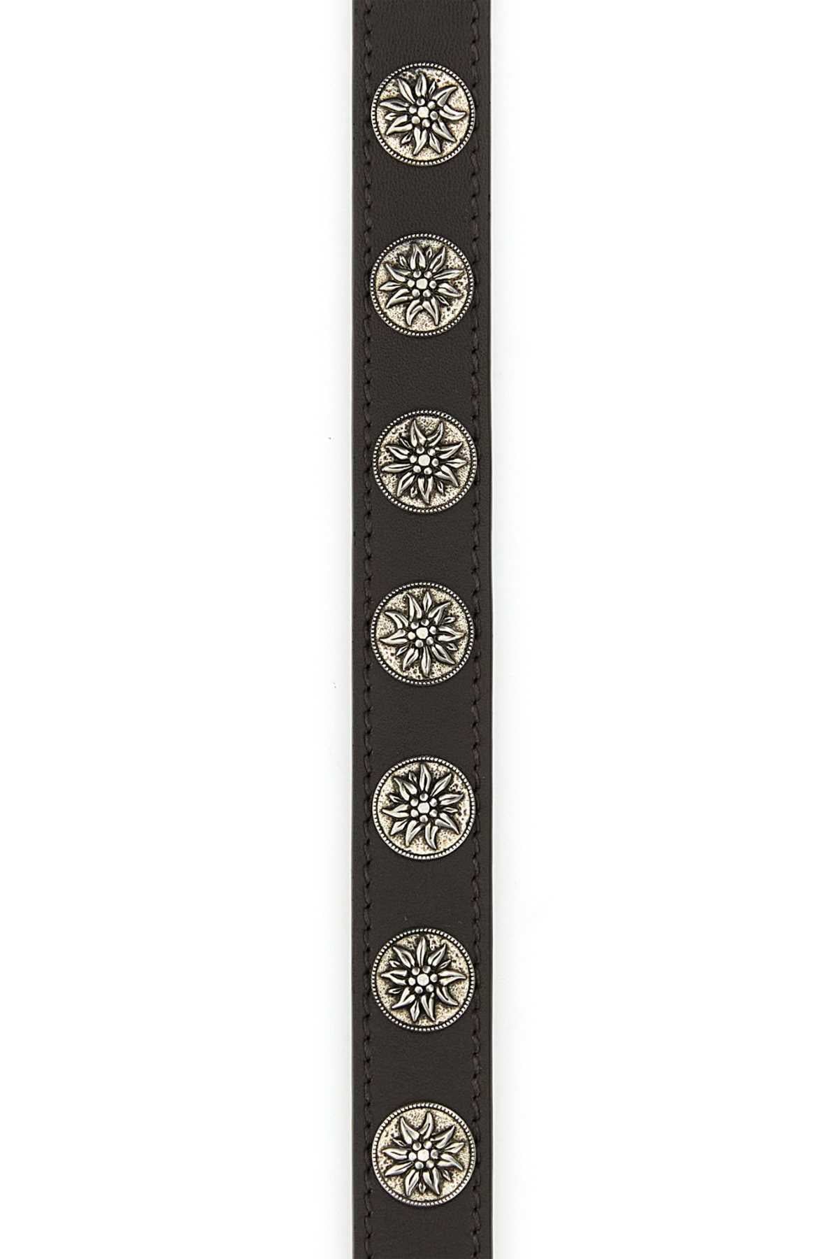 Prada Women Chocolate Leather Belt by Luosophy