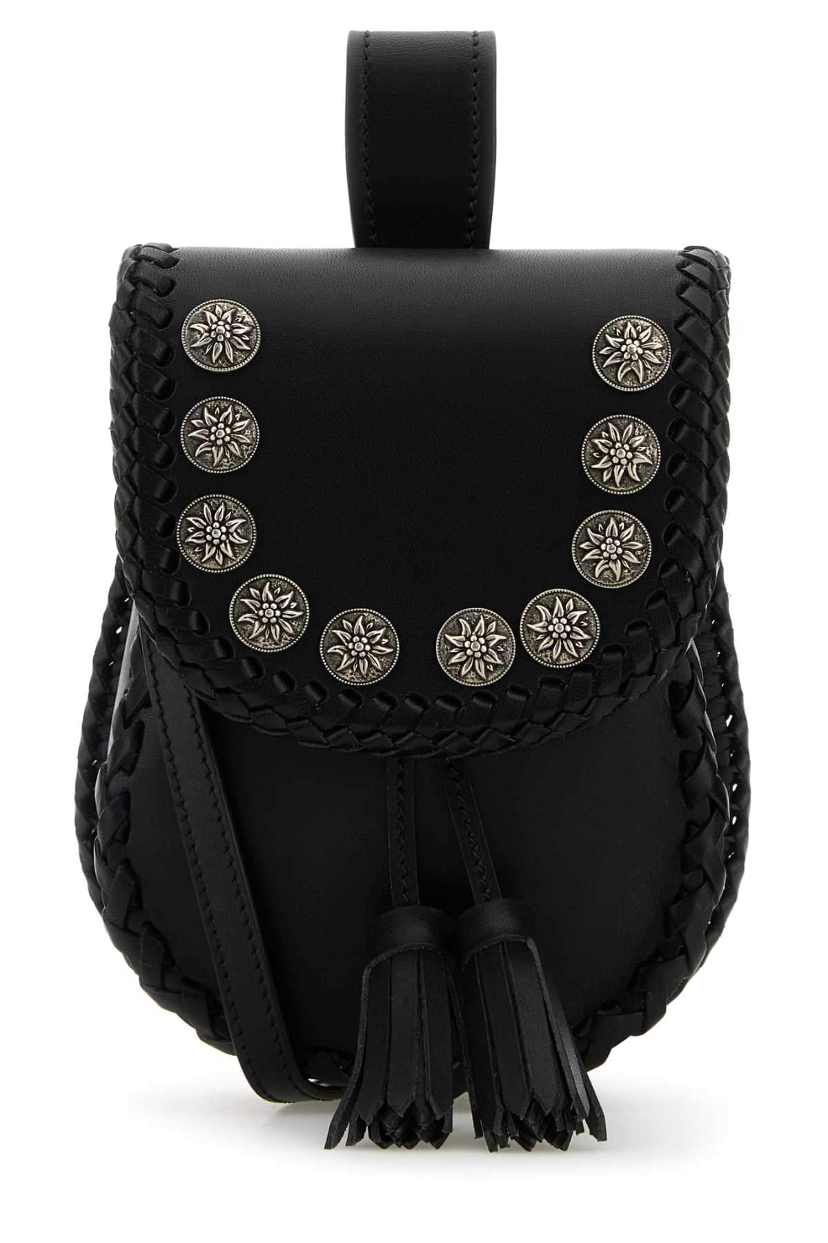 Prada Women Black Leather Crossbody Bag DestGlow