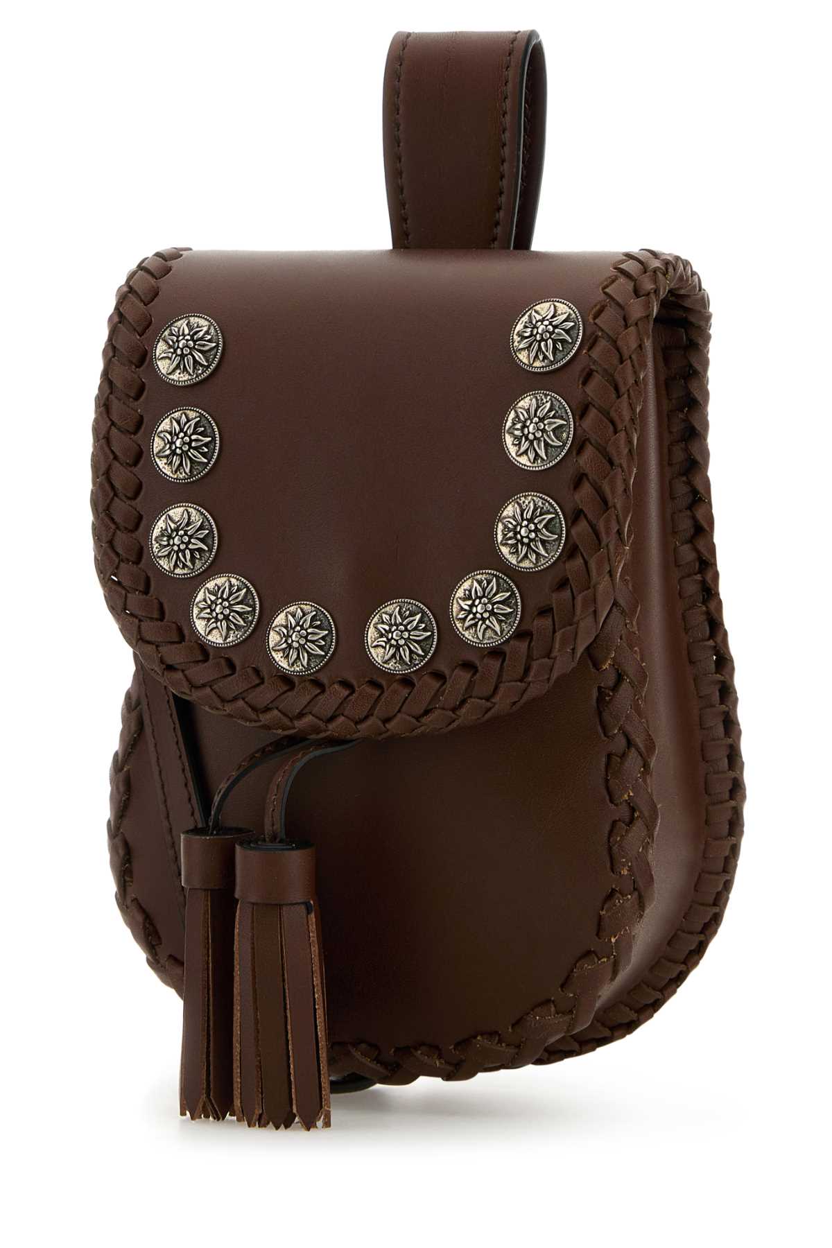 Prada Women Brown Leather Crossbody Bag DestGlow