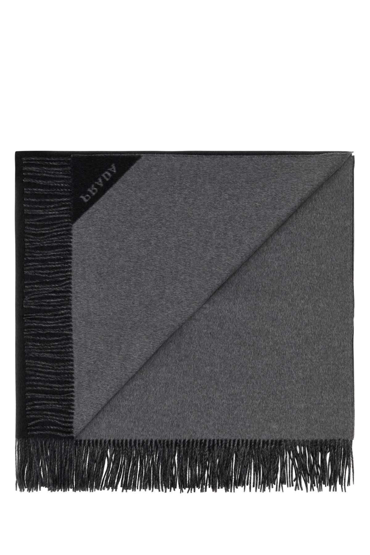 Prada Unisex Slate Cashmere Blanket DestGlow