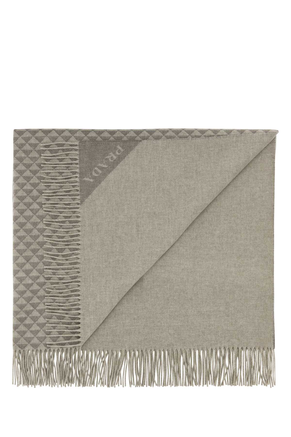 Prada Unisex Embroidered Wool Blend Symbole Double Blanket DestGlow