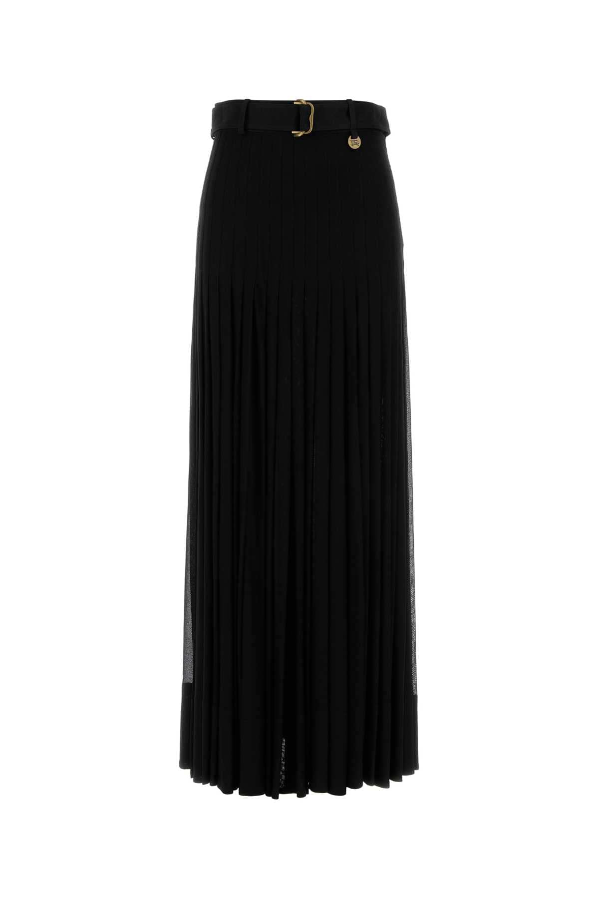 Burberry Women Black Crepe Skirt DestGlow