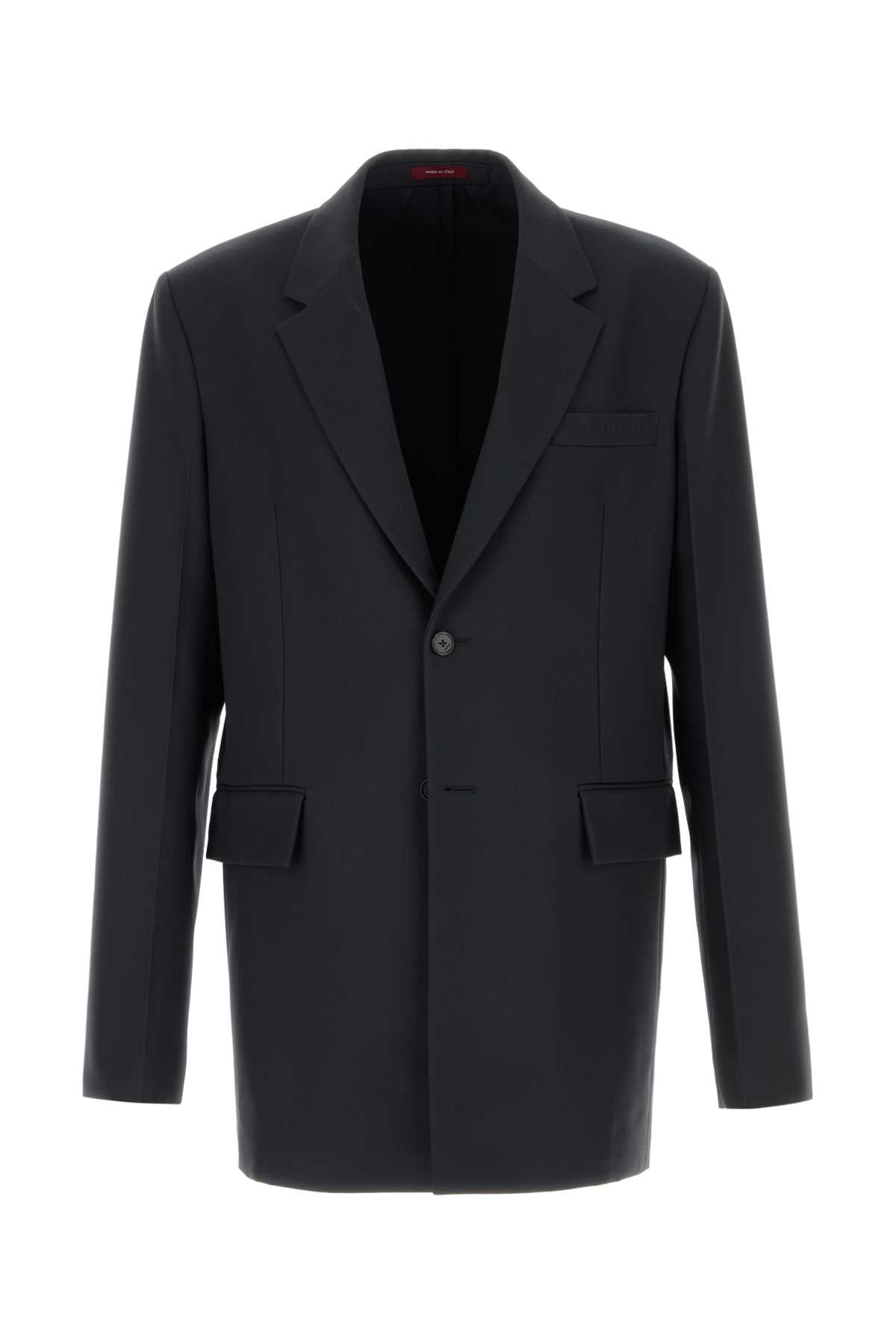Gucci Men Graphite Twill Blazer DestGlow