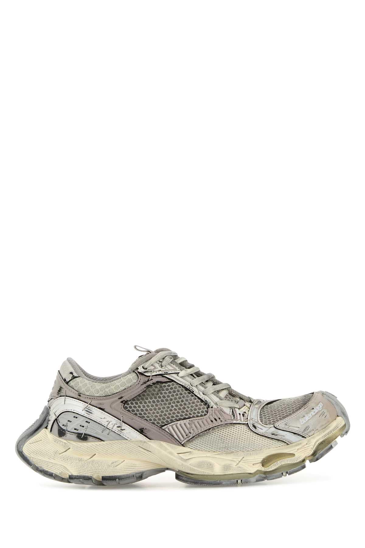 Balenciaga Women Multicolor Synthetic Leather And Mesh Stapler Sneakers DestGlow