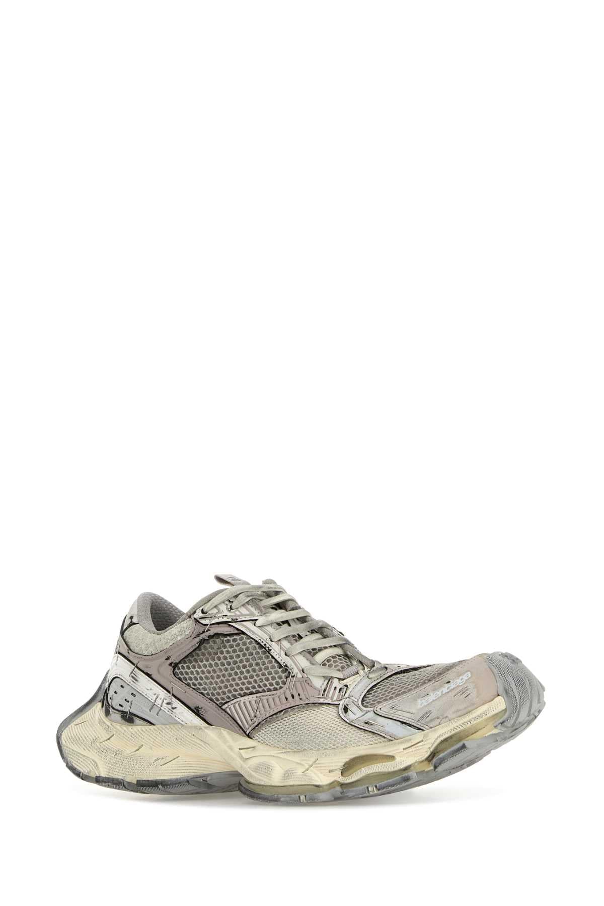 Balenciaga Women Multicolor Synthetic Leather And Mesh Stapler Sneakers DestGlow