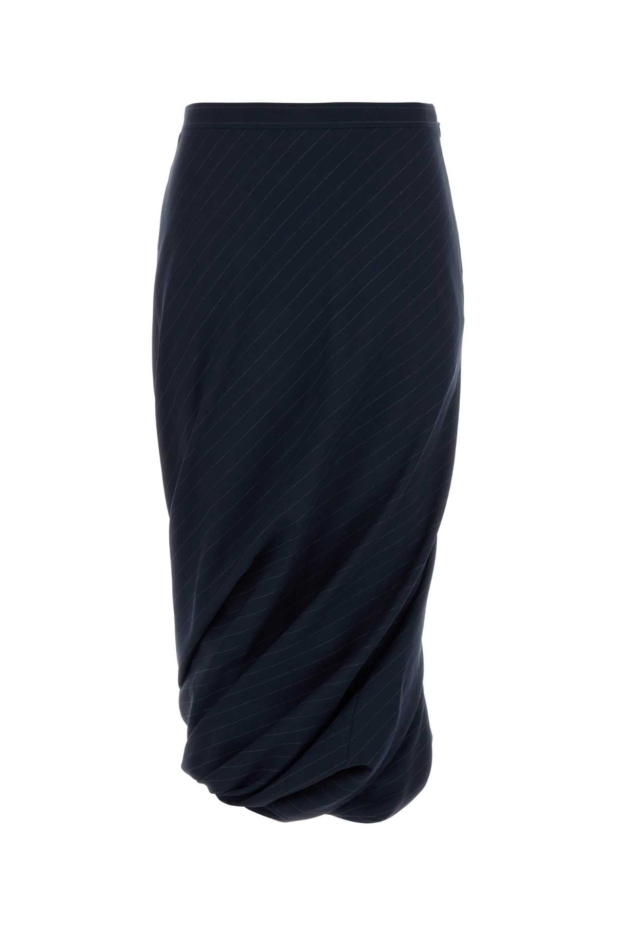 Balenciaga Women Embroidered Wool Skirt DestGlow