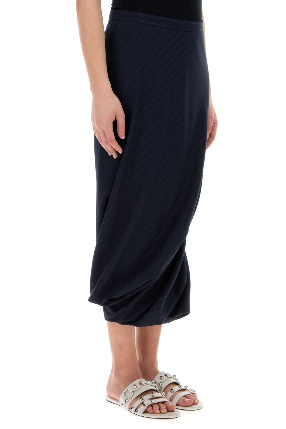 Balenciaga Women Embroidered Wool Skirt DestGlow
