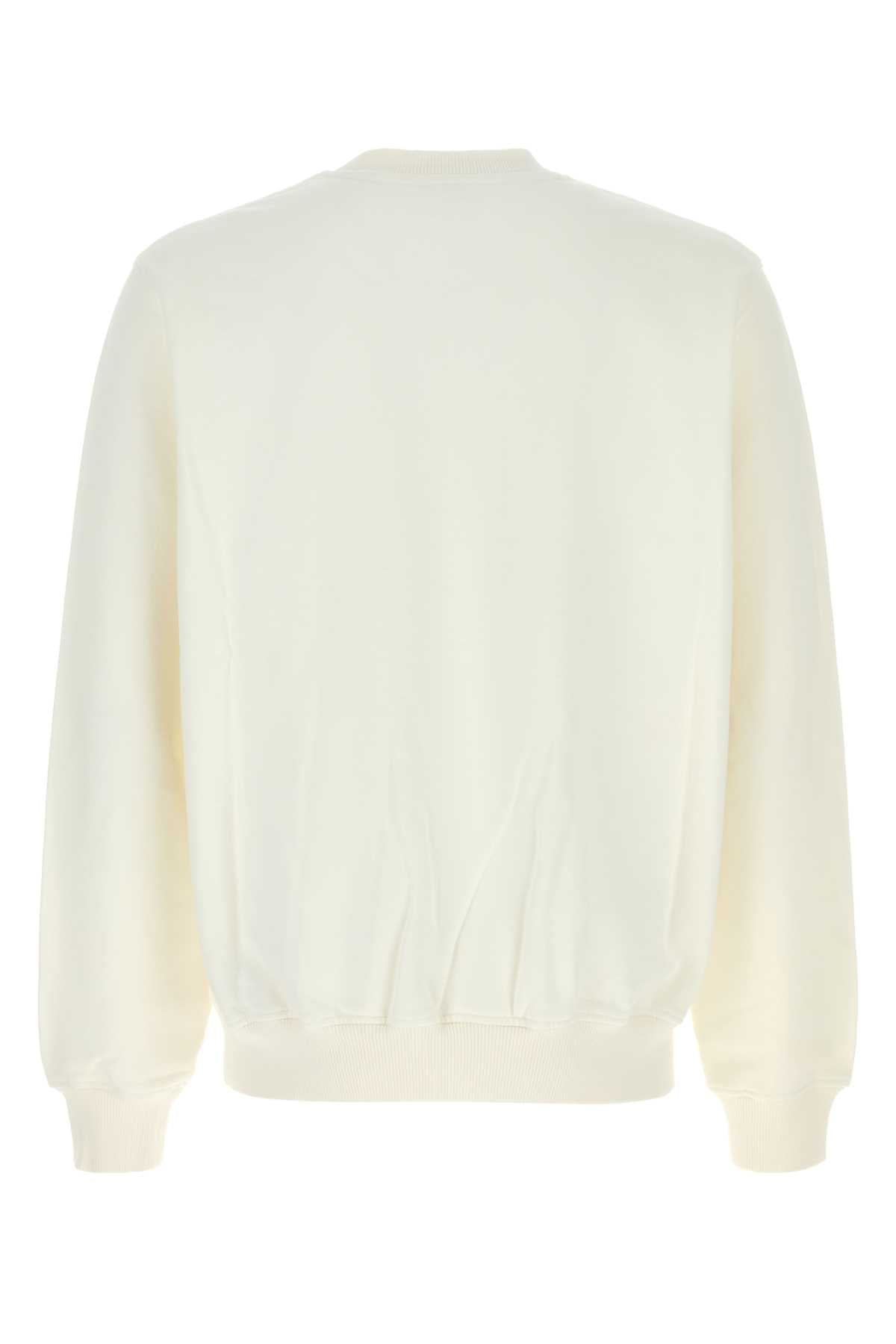 Casablanca Men White Cotton Sweatshirt