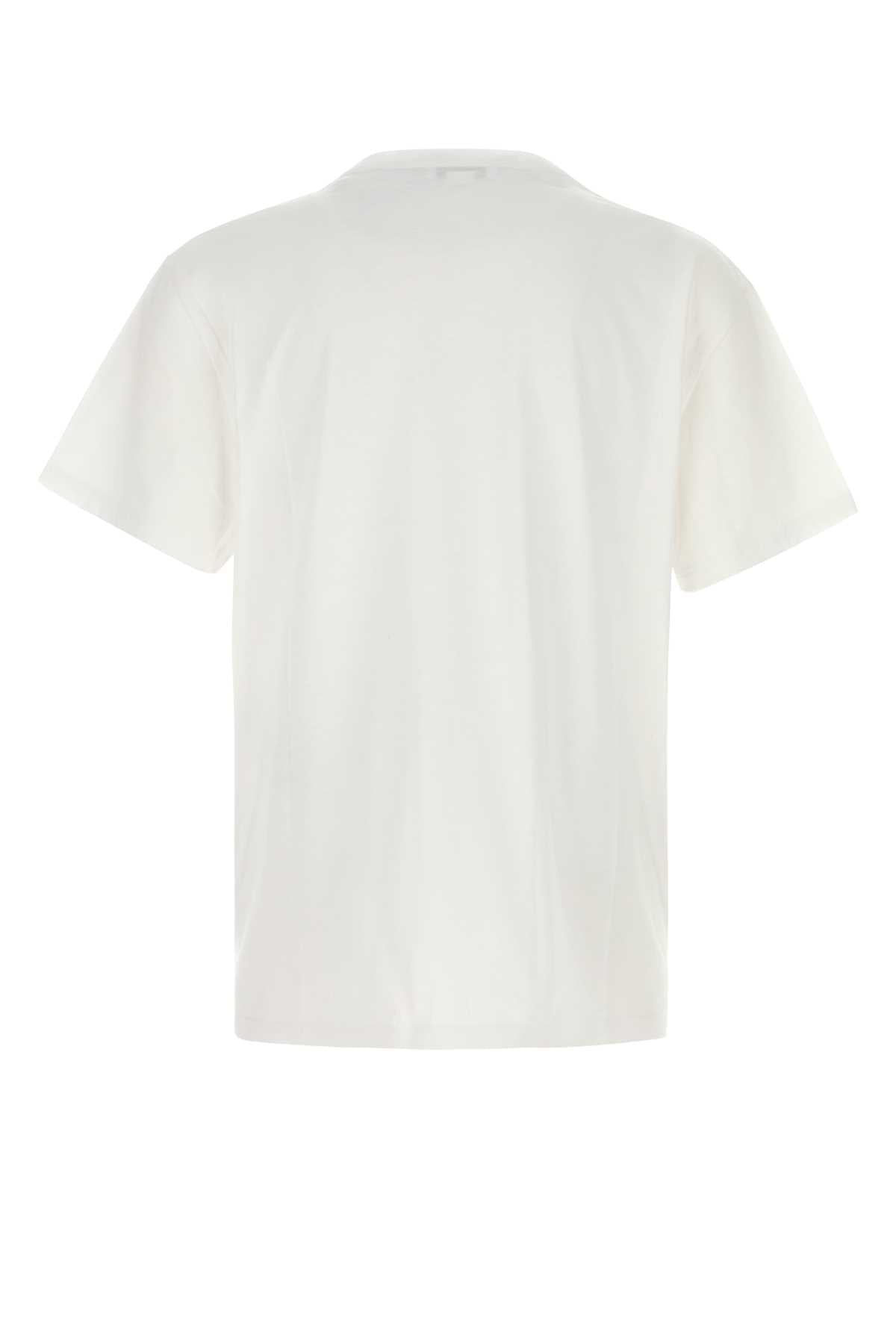 Alexander Mcqueen Men White Cotton T-Shirt DestGlow