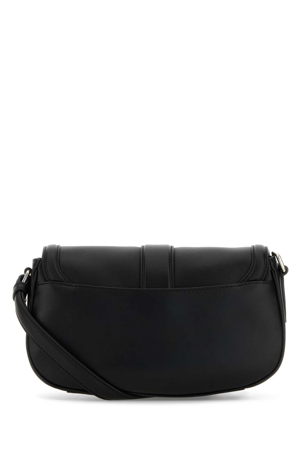 Alexander Mcqueen Women Black Leather Satchel Crossbody Bag DestGlow