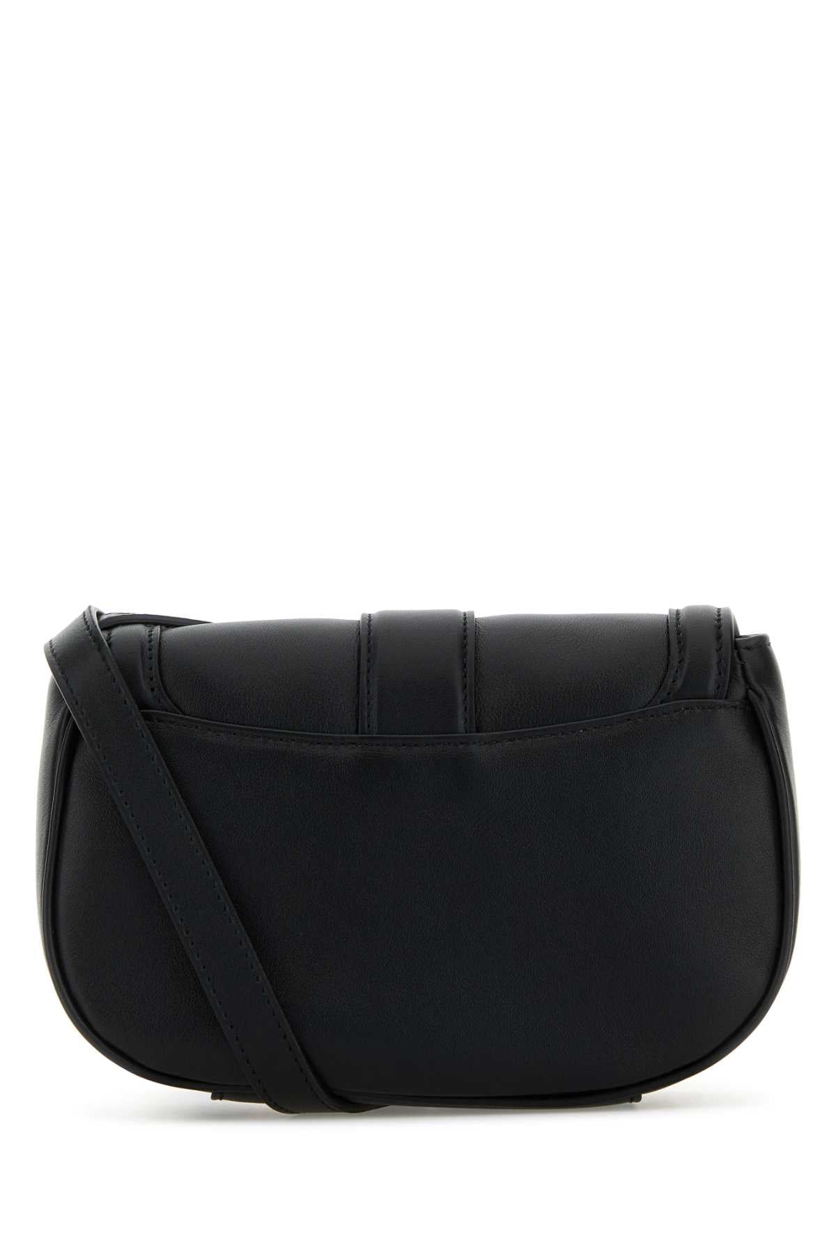 Alexander Mcqueen Women Black Leather Mini Satchel Crossbody Bag DestGlow