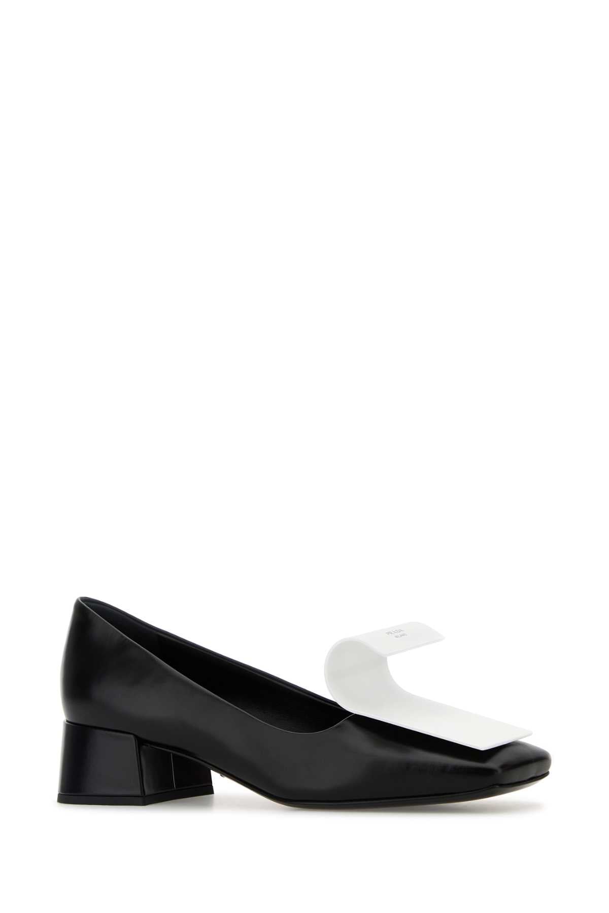 Prada Women Two-Tone Leather Pumps DestGlow