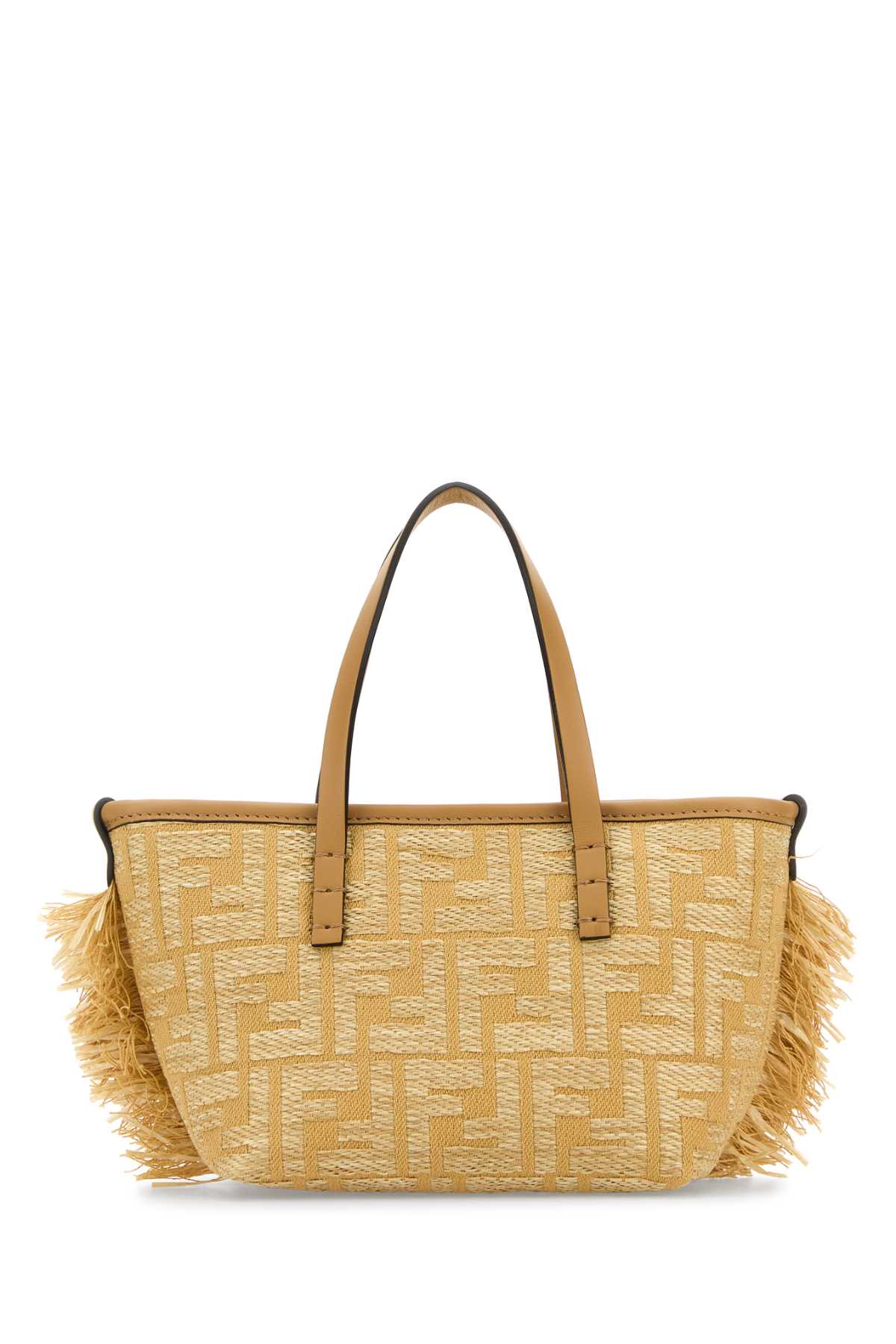 Fendi Women Embroidered Raffia Mini Roll Handbag DestGlow
