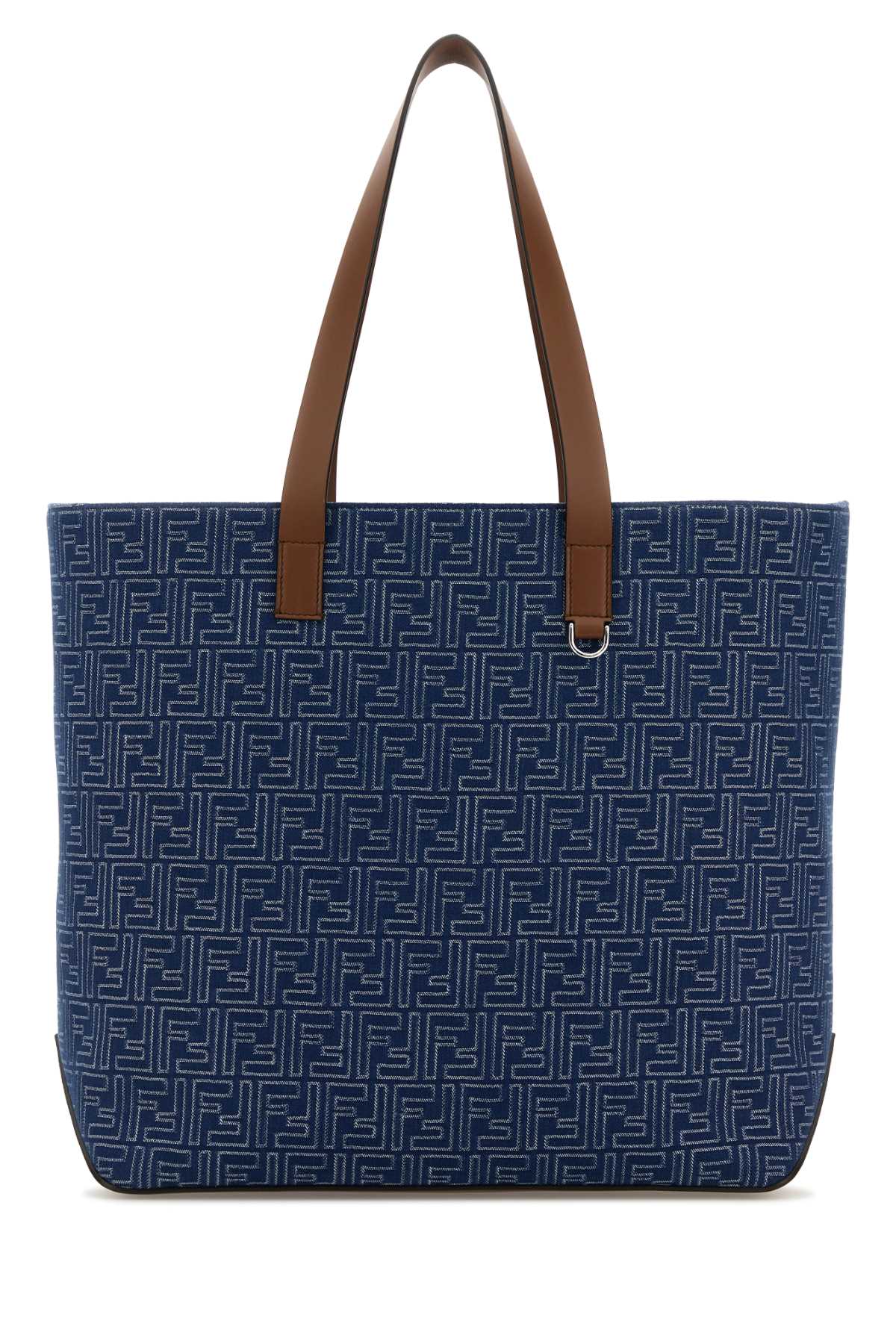 Fendi Men Embroidered Denim Shopping Bag by Luosophy