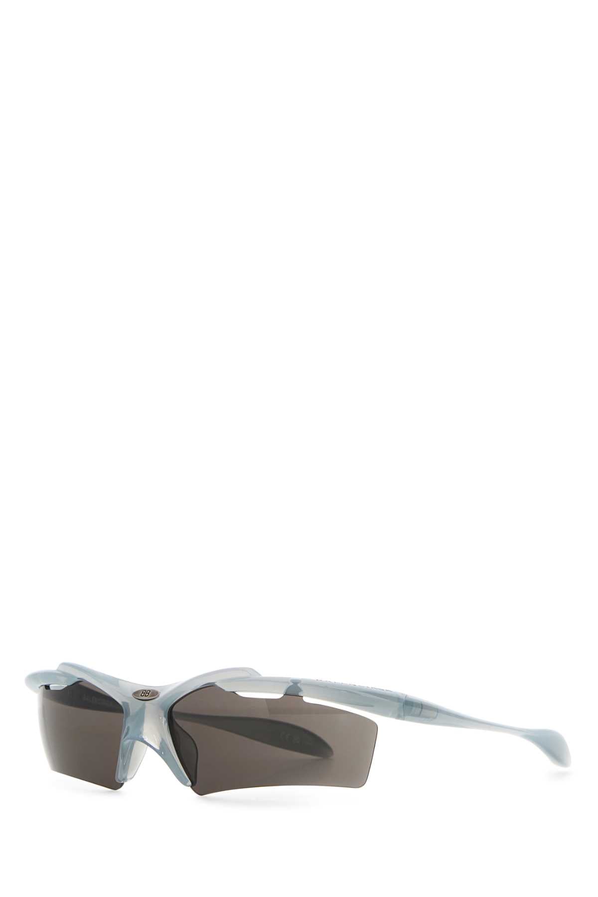 Balenciaga Women Light Blue Acetate Turbo Rectangle Sunglasses DestGlow