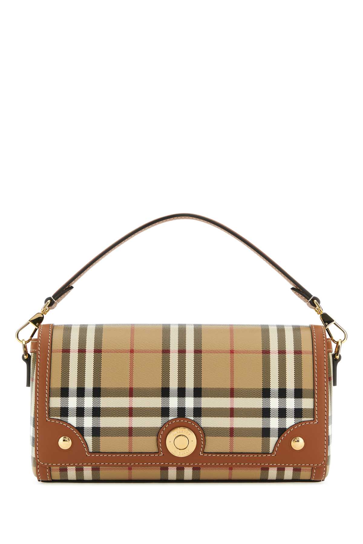 Burberry Women Printed Canvas & Leather Shoulder Handbag DestGlow