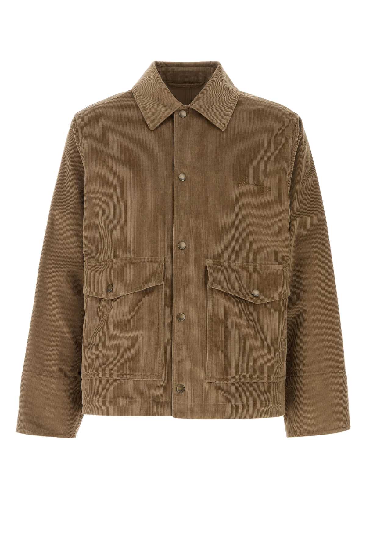 Burberry Men Khaki Corduroy Jacket DestGlow